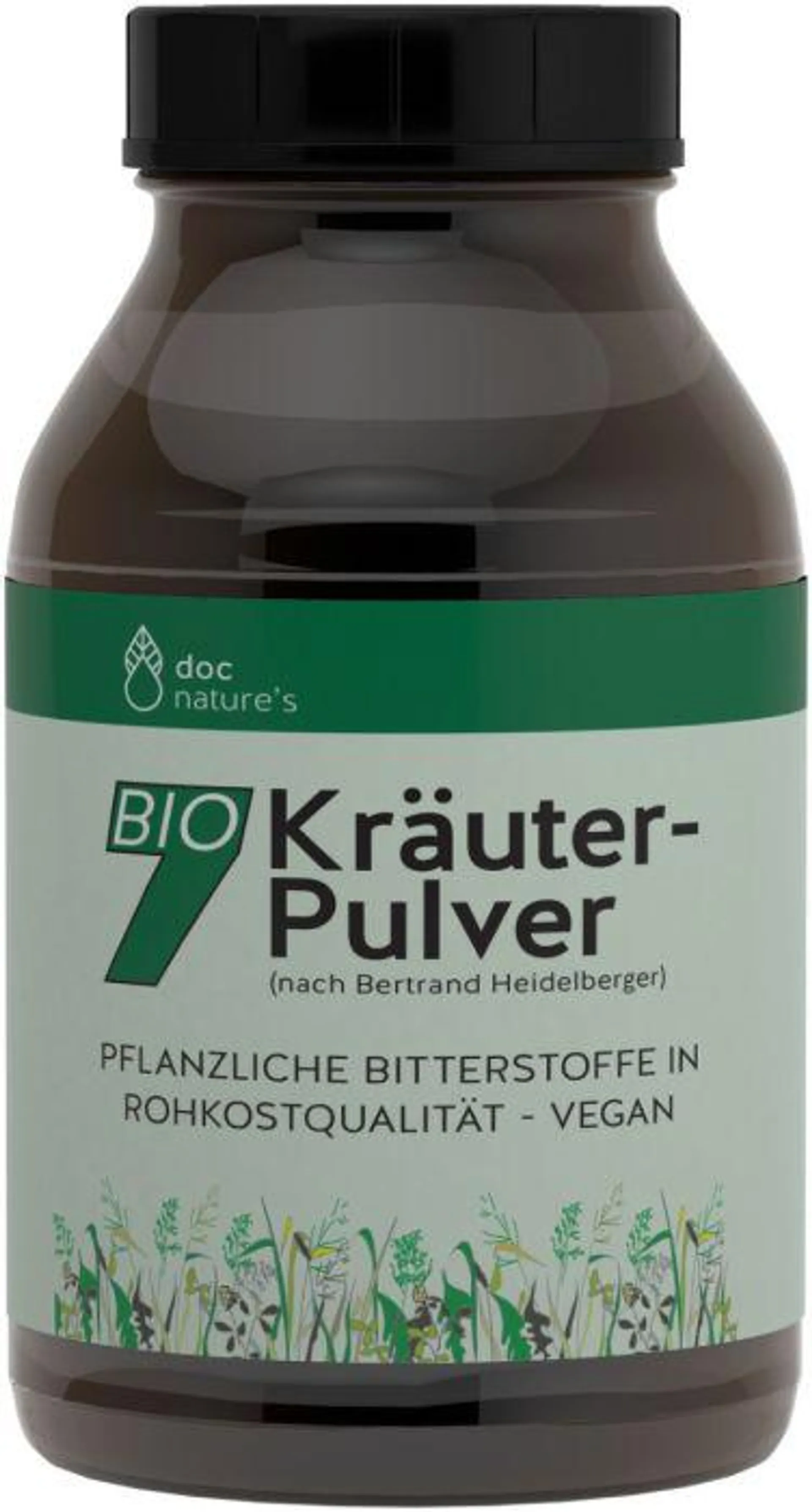 doc nature´s Bio 7-Kräuter-Pulver Glas 150g
