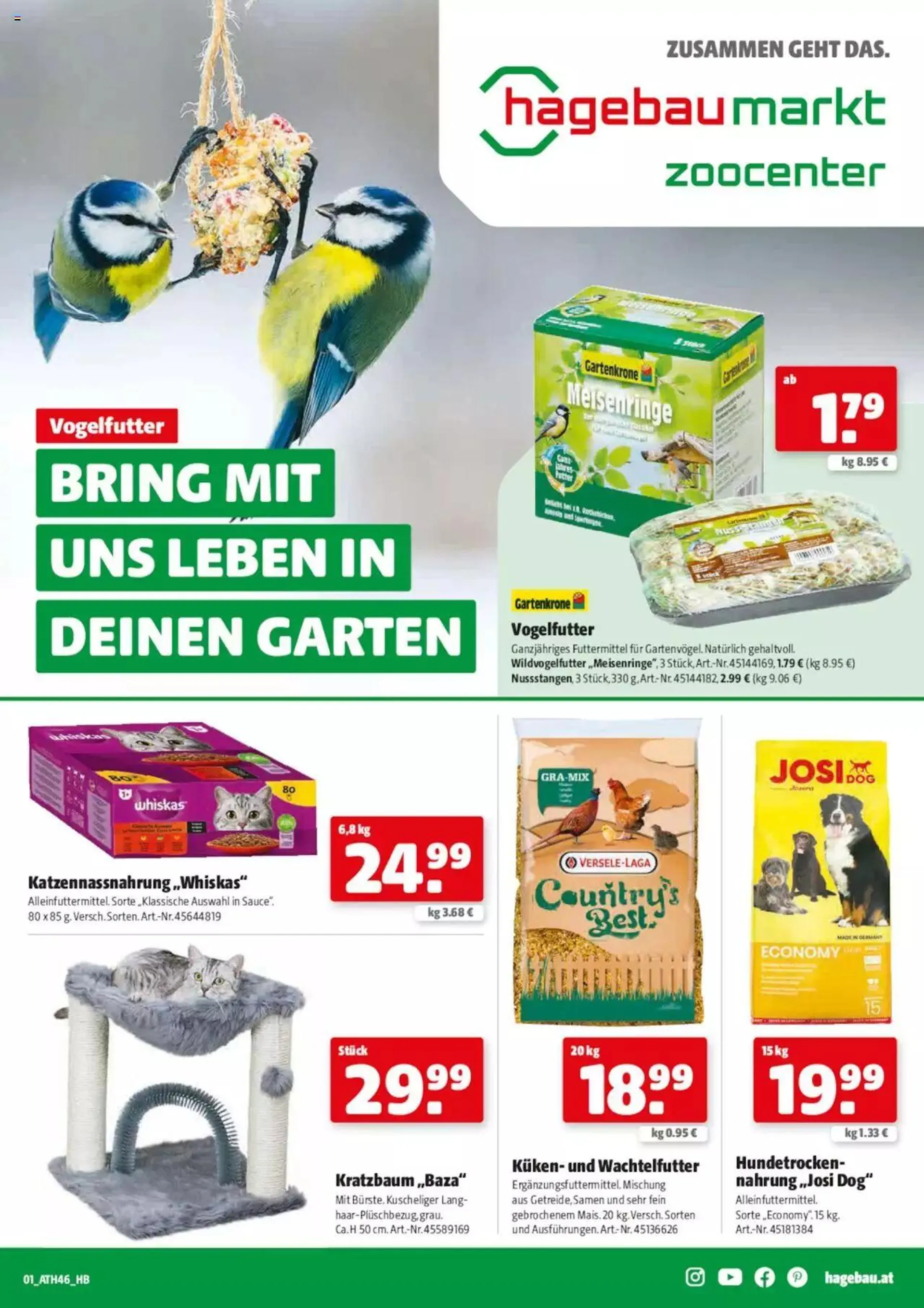 Hagebau Flugblatt von 30. August bis 9. September 2023 - Flugblätt seite  1