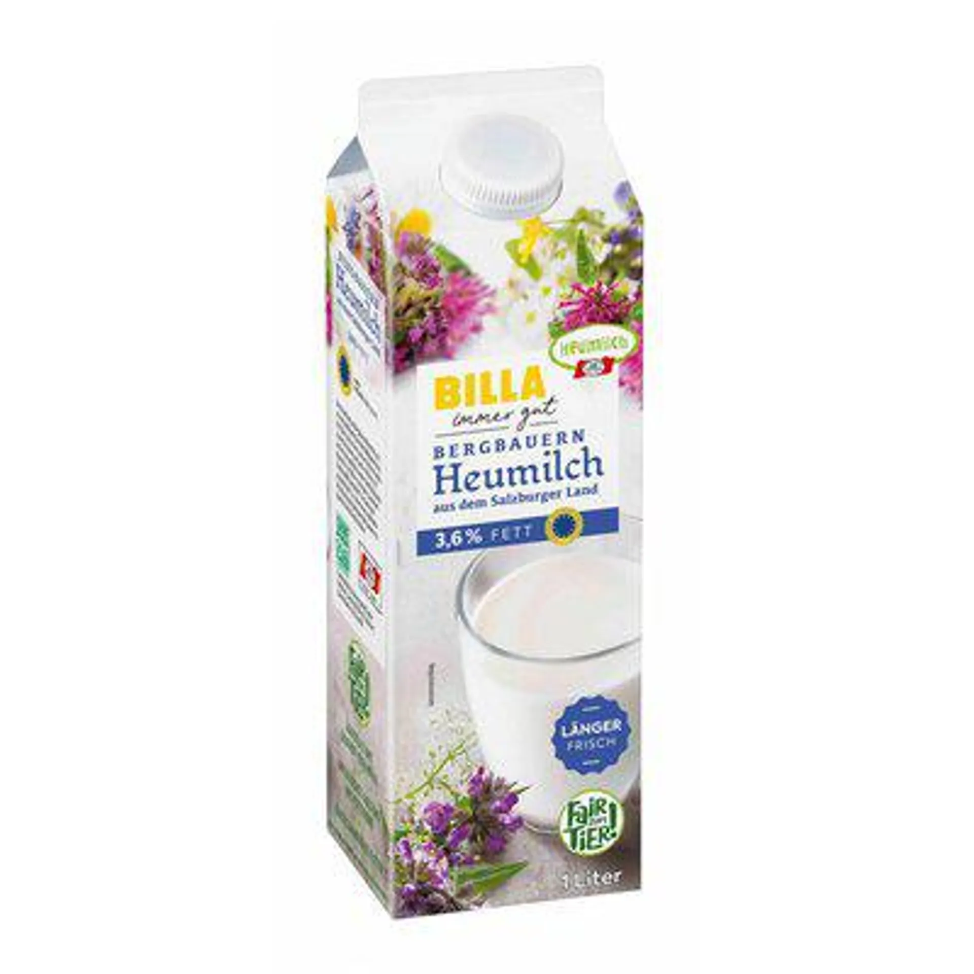 BILLA Heumilch länger frisch 3.6%