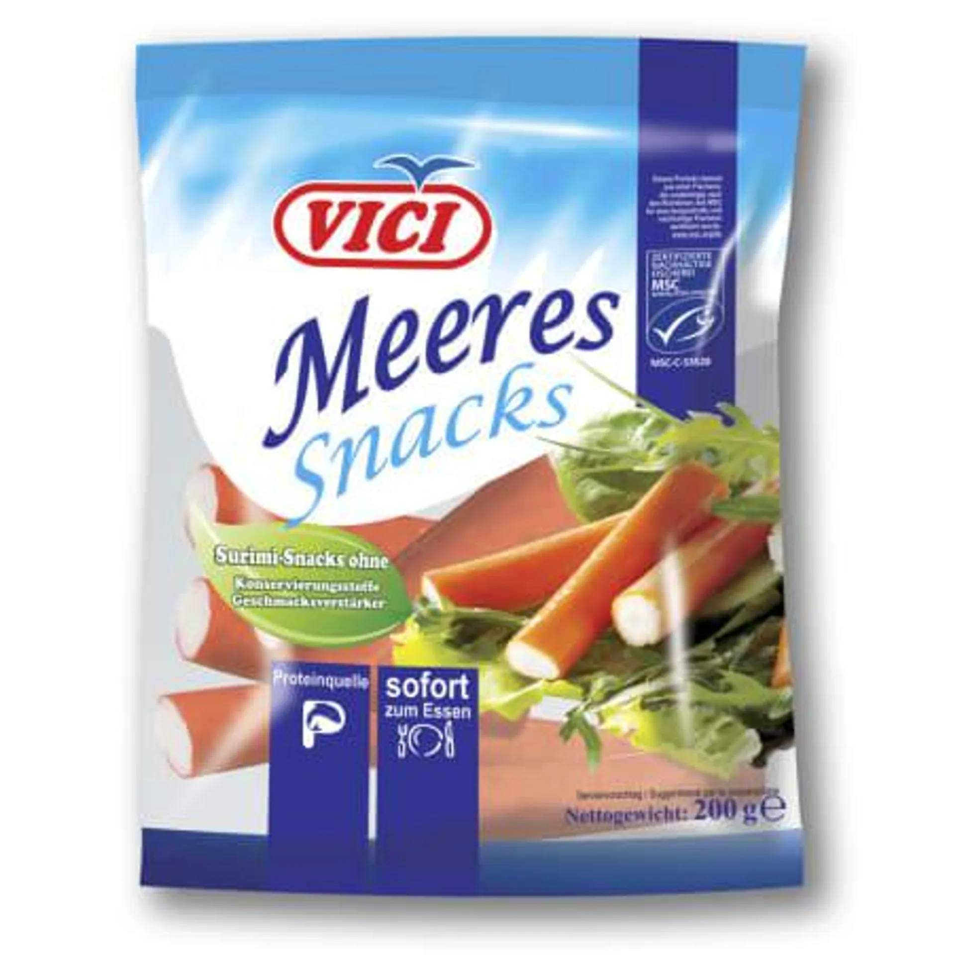 Meeressnacks natur Surimi MSC