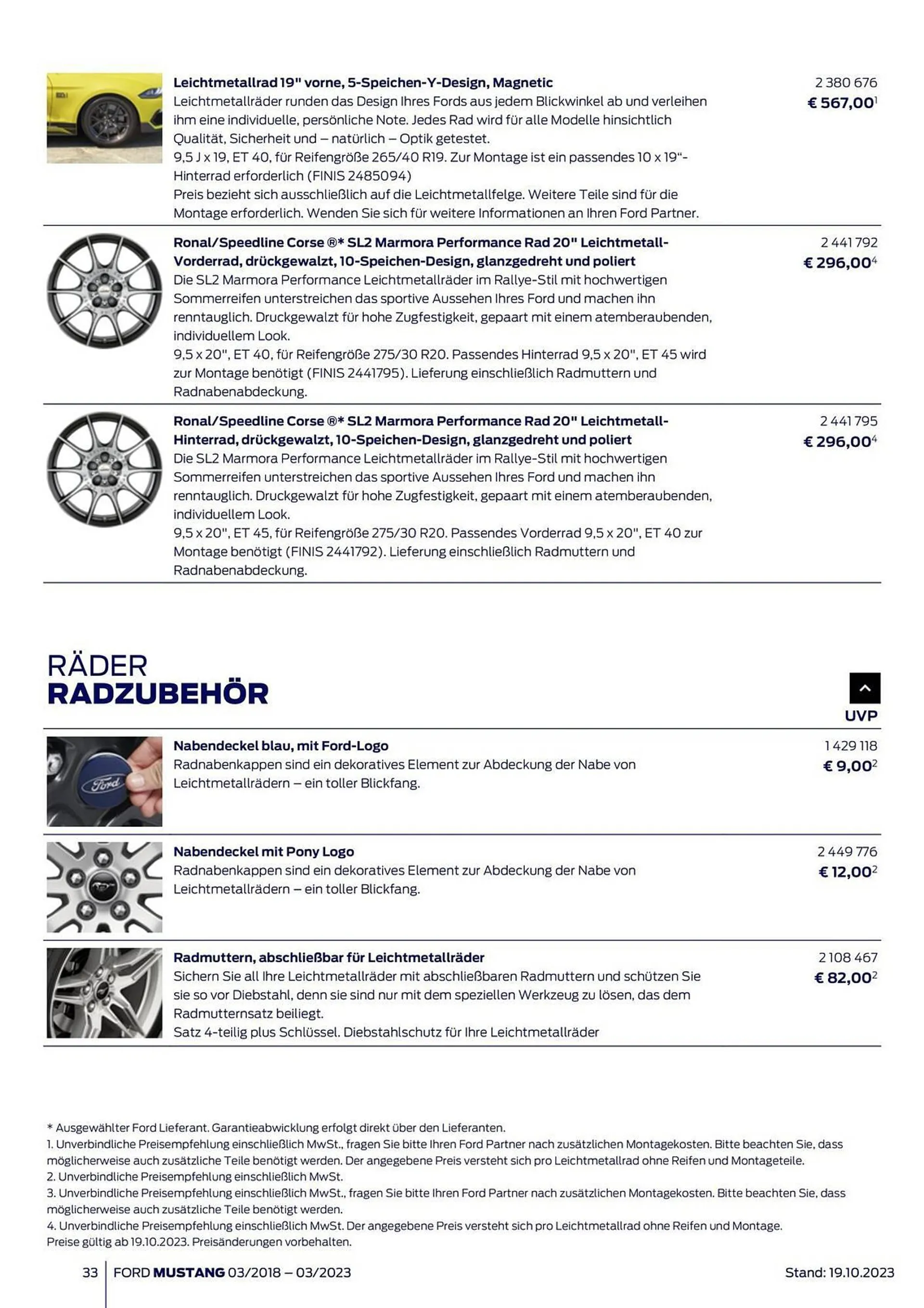 Ford Flugblatt von 2. November bis 2. November 2024 - Flugblätt seite  33