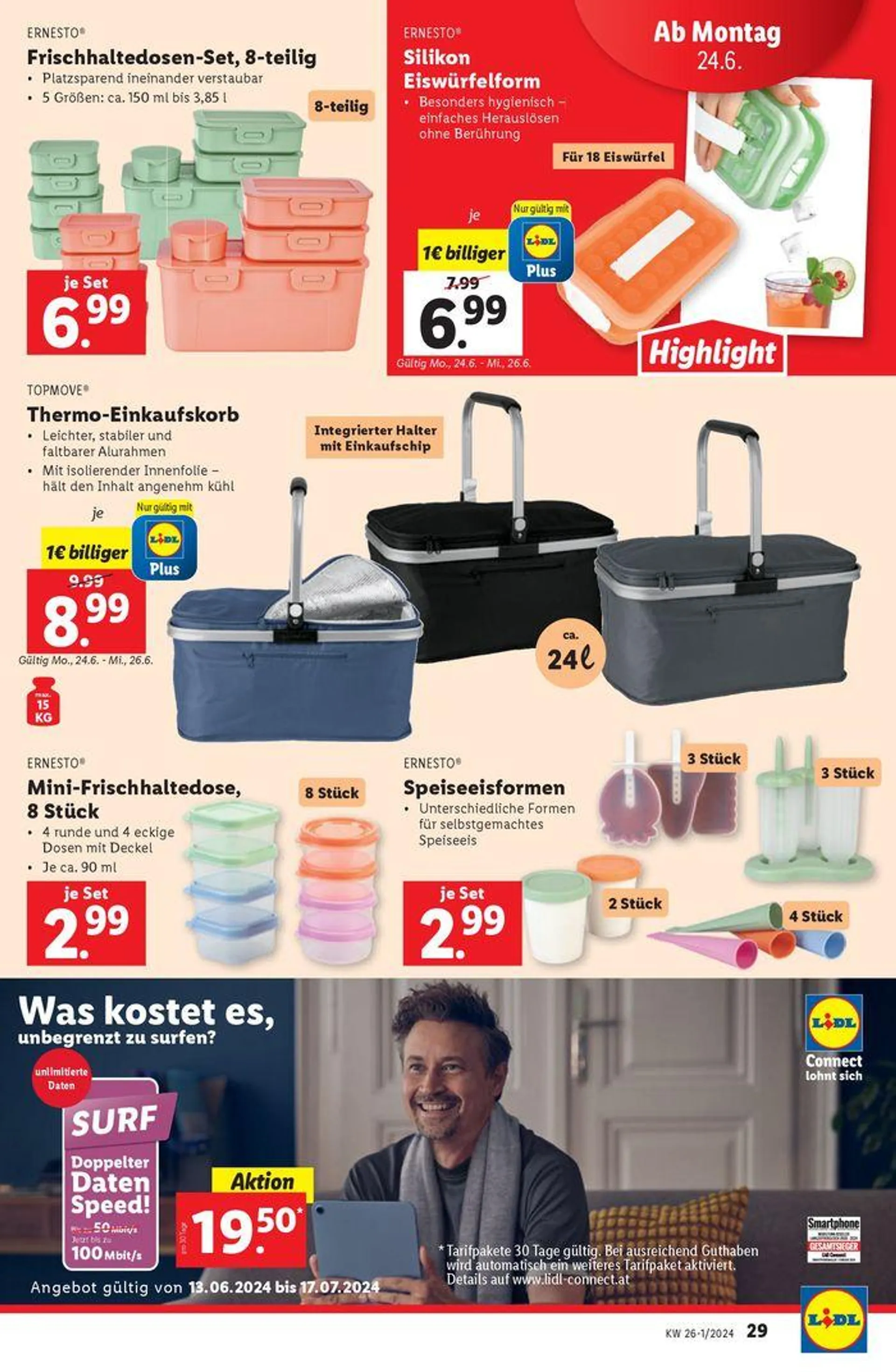 Flugblatt Lidl von 20. Juni bis 26. Juni 2024 - Flugblätt seite  31