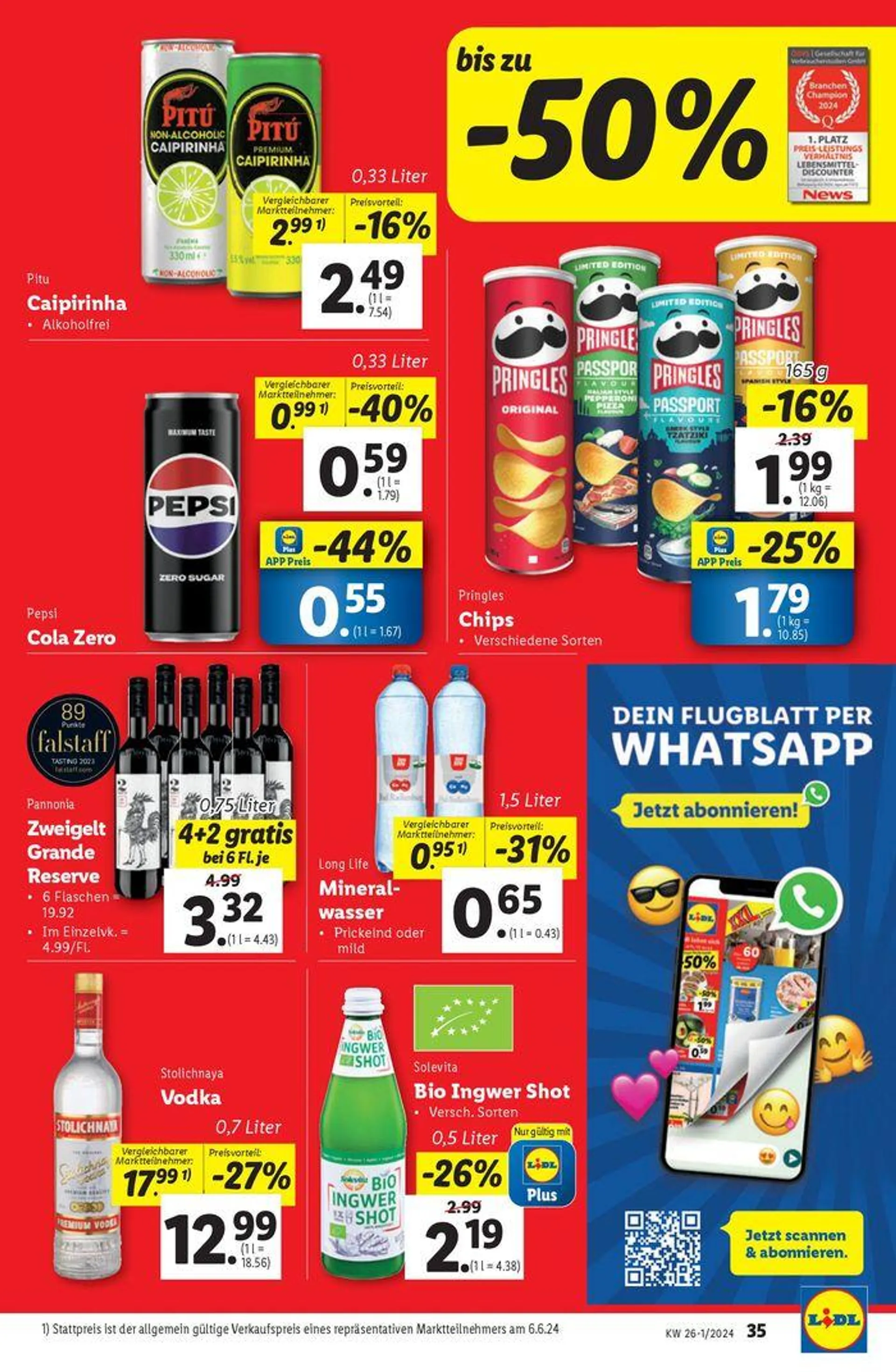 Flugblatt Lidl von 20. Juni bis 26. Juni 2024 - Flugblätt seite  37