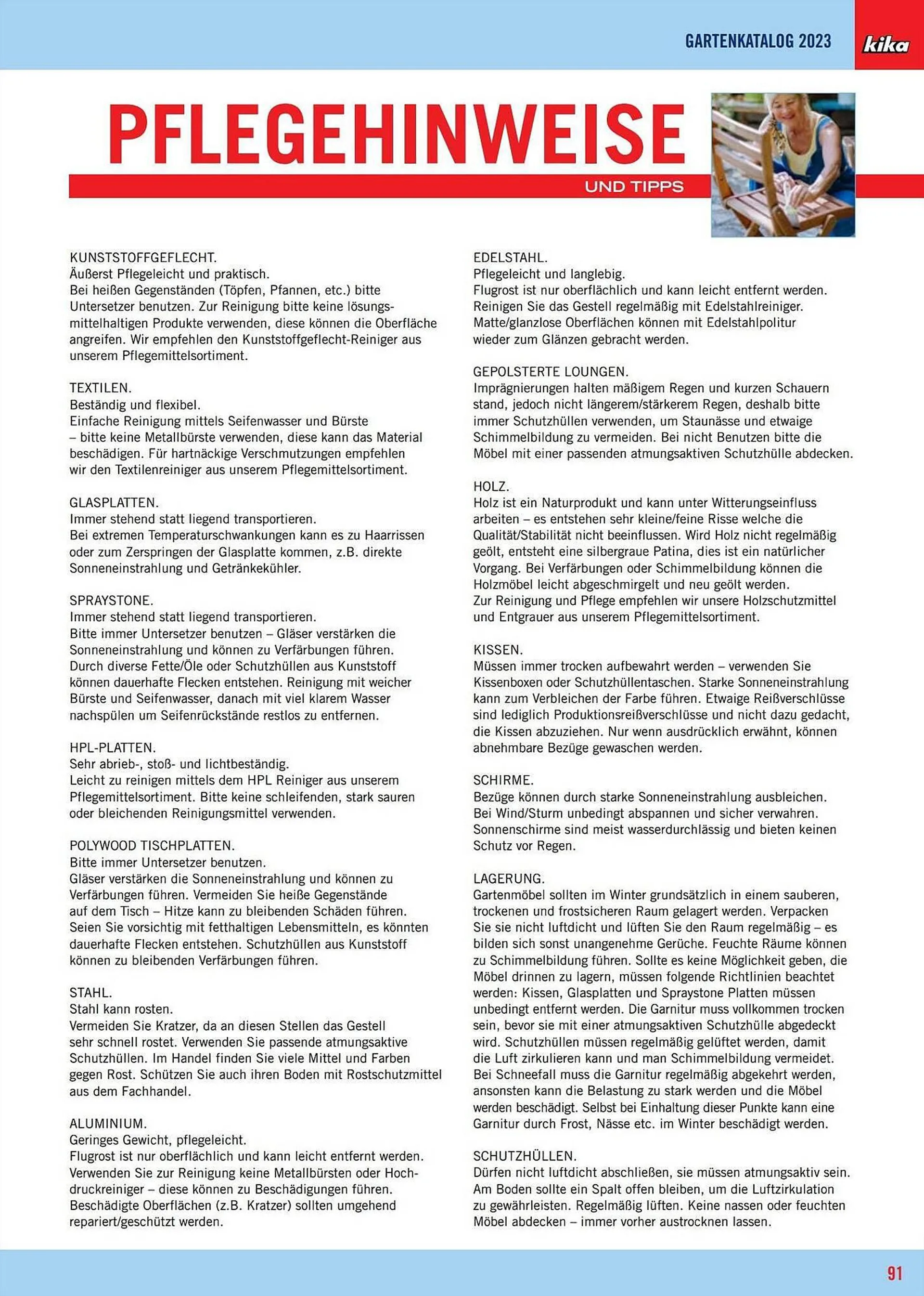 kika Flugblatt von 3. Februar bis 31. August 2023 - Flugblätt seite  91