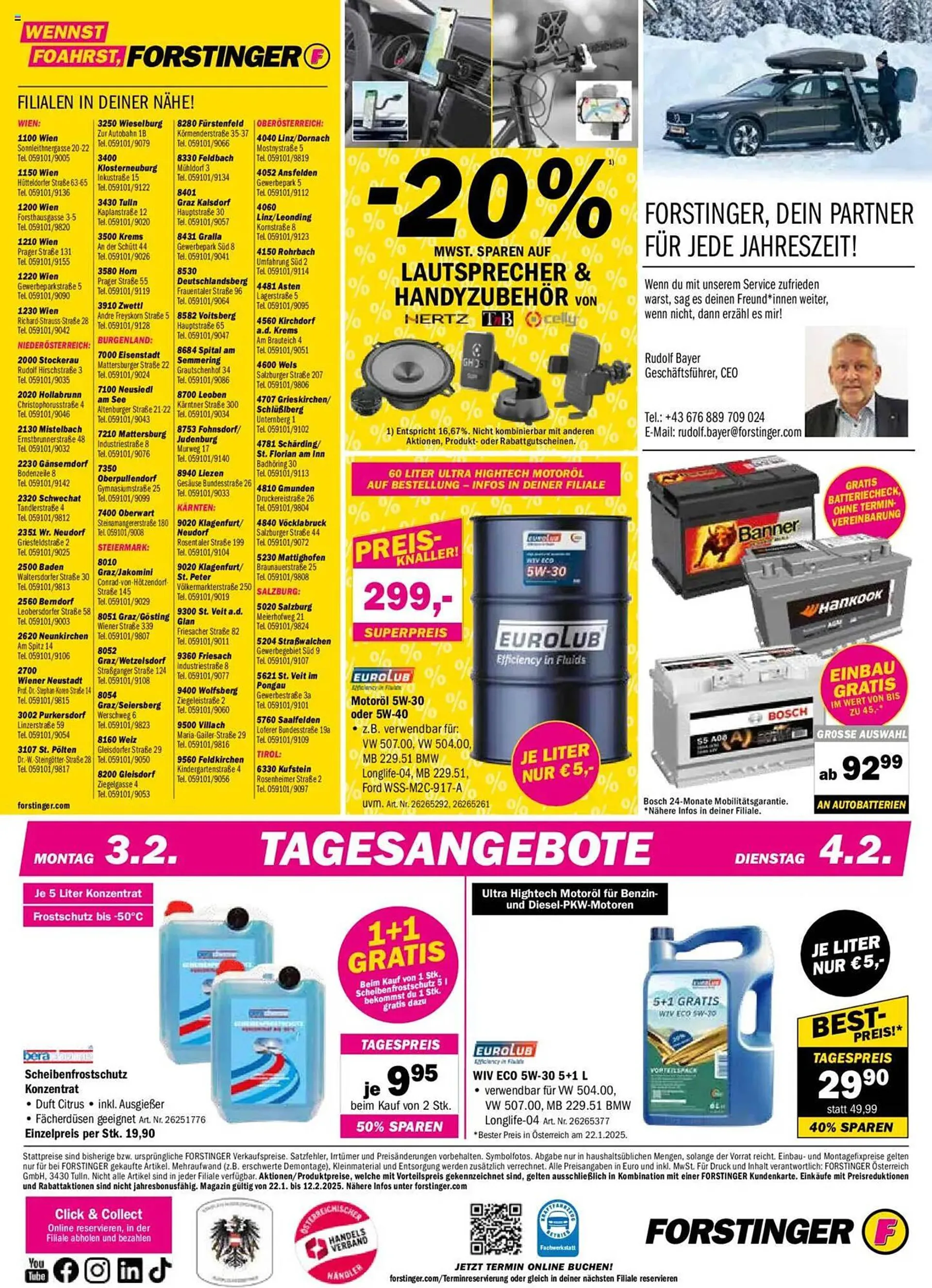 Forstinger Flugblatt von 22. Jänner bis 12. Februar 2025 - Flugblätt seite  8
