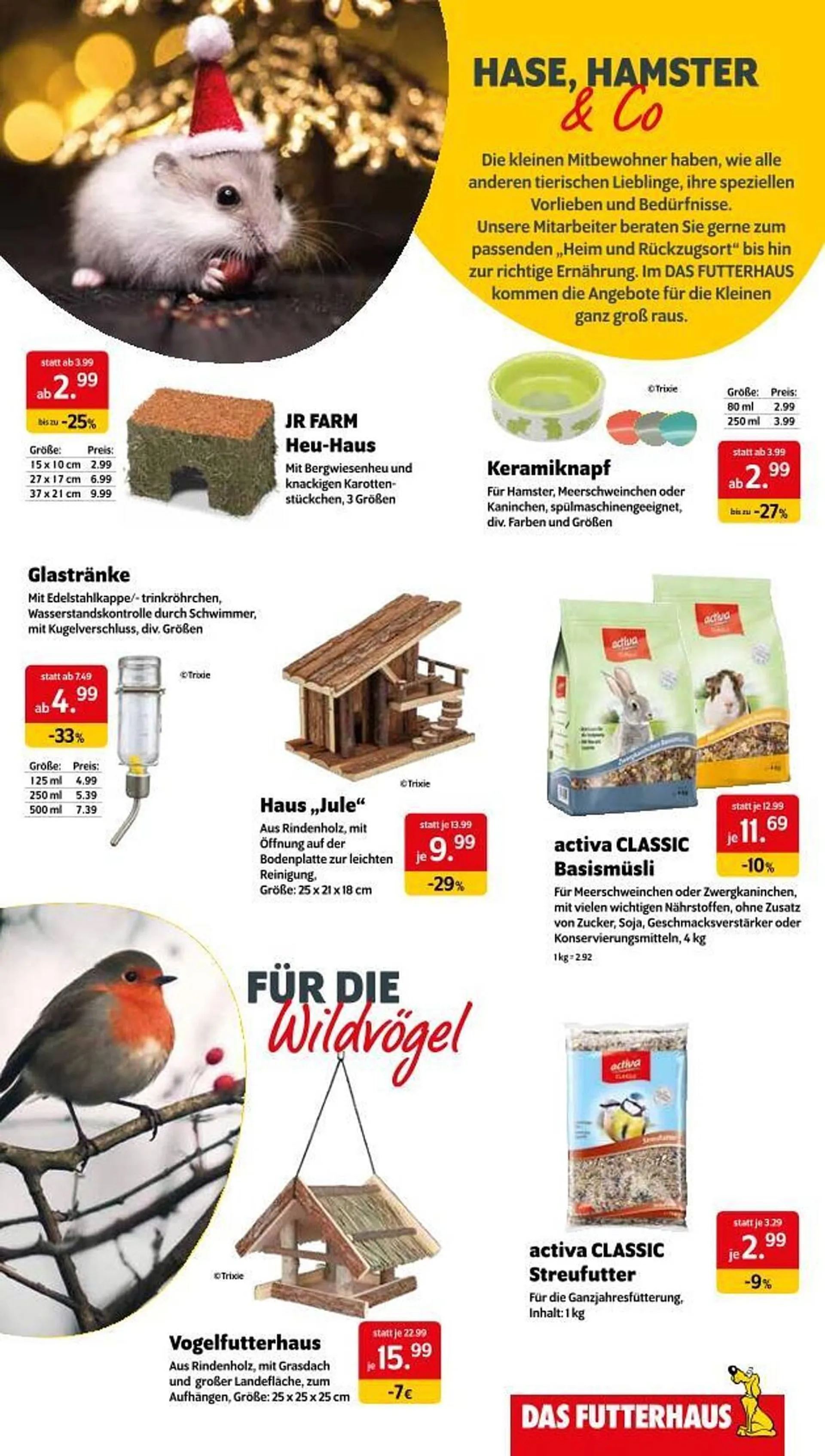 Das Futterhaus Flugblatt von 28. November bis 5. Dezember 2024 - Flugblätt seite  9