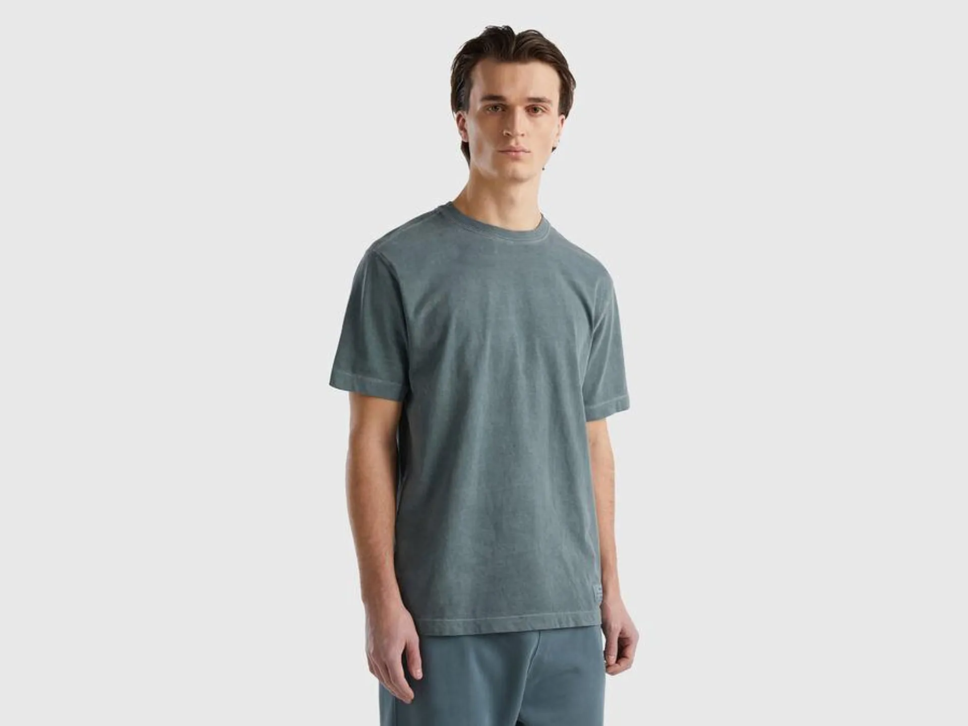 Rundhals-T-Shirt 100% Bio-Baumwolle