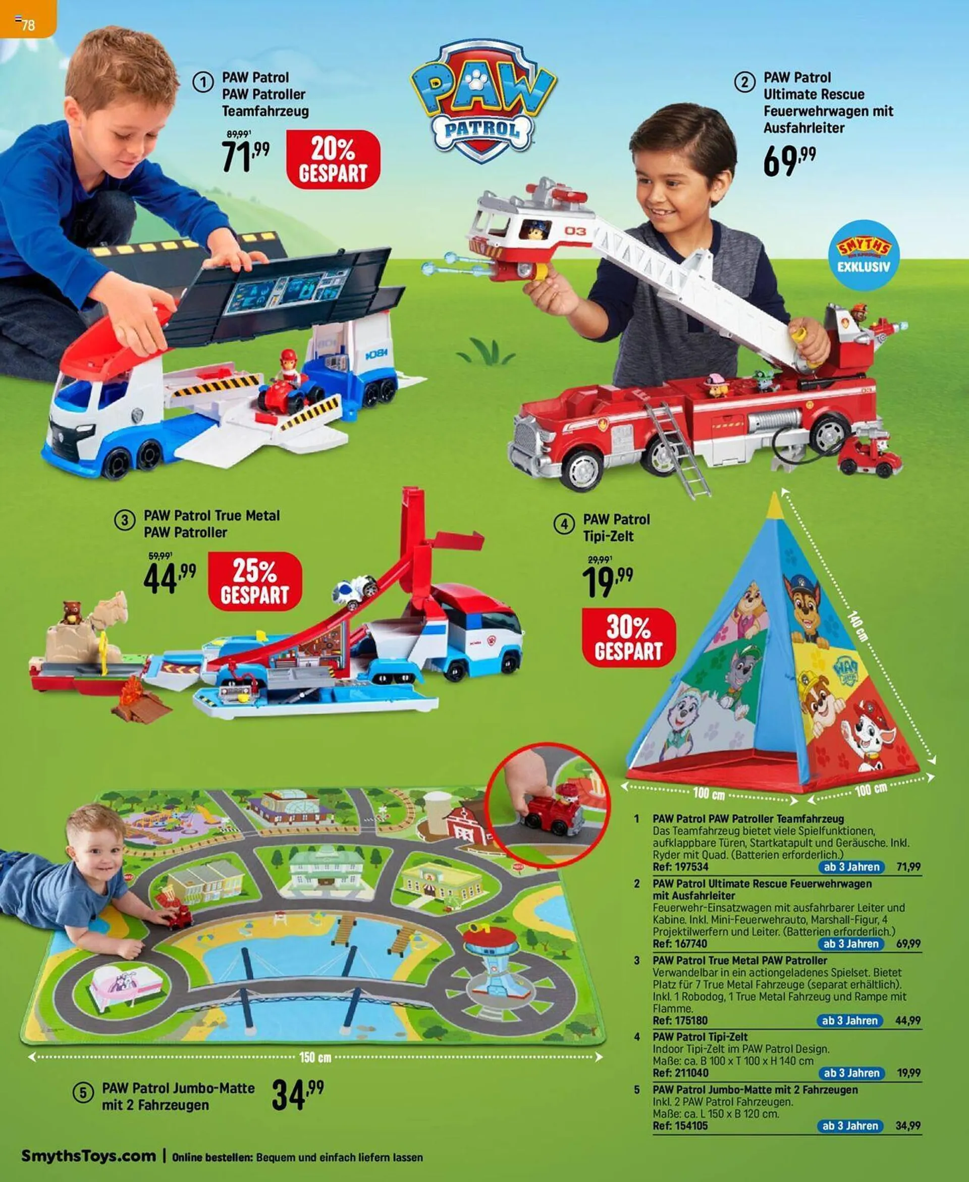 Smyths Toys Flugblatt von 29. September bis 14. Dezember 2023 - Flugblätt seite  78