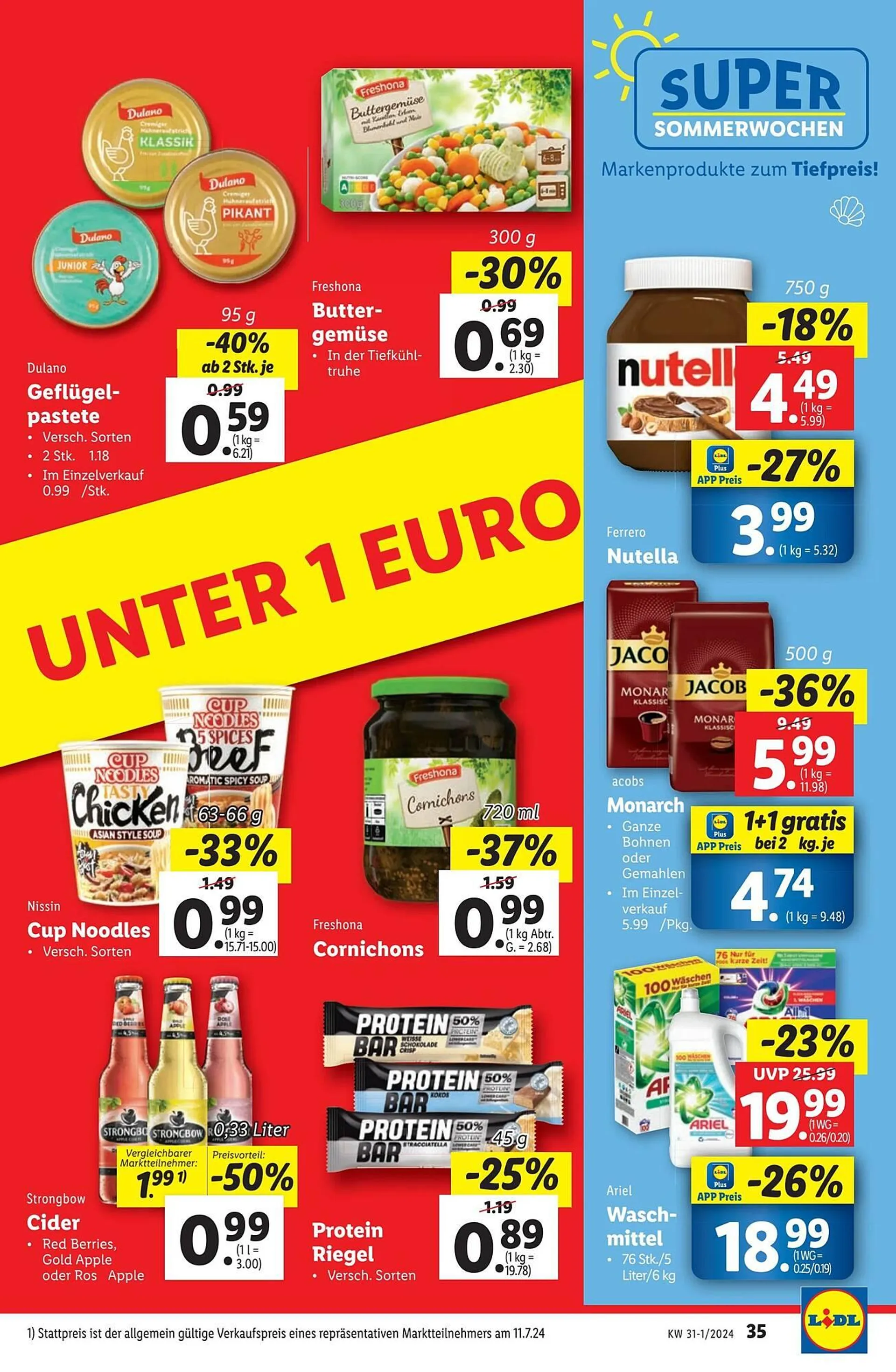 Lidl Flugblatt von 24. Juli bis 31. Juli 2024 - Flugblätt seite  39