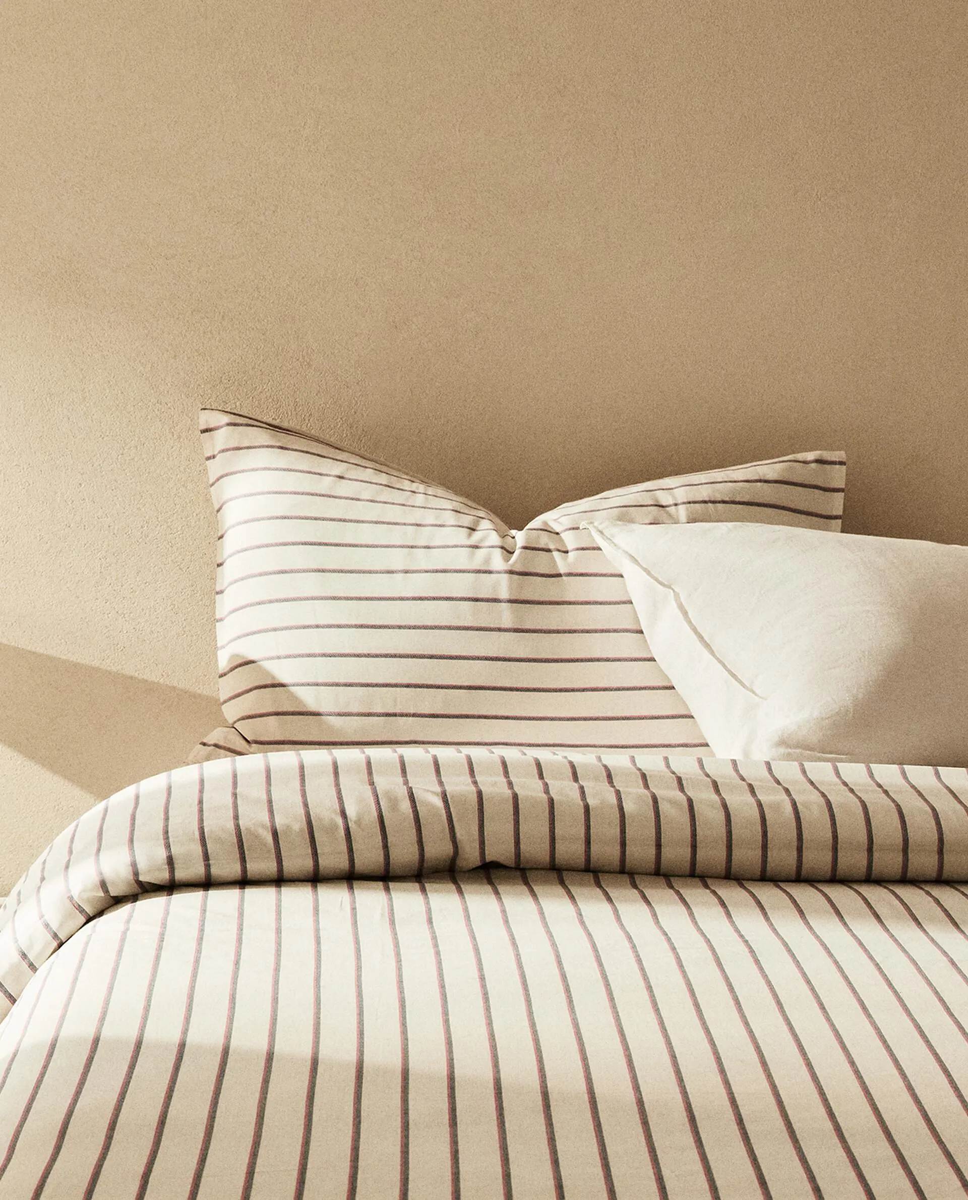 STRIPED COTTON DUVET COVER