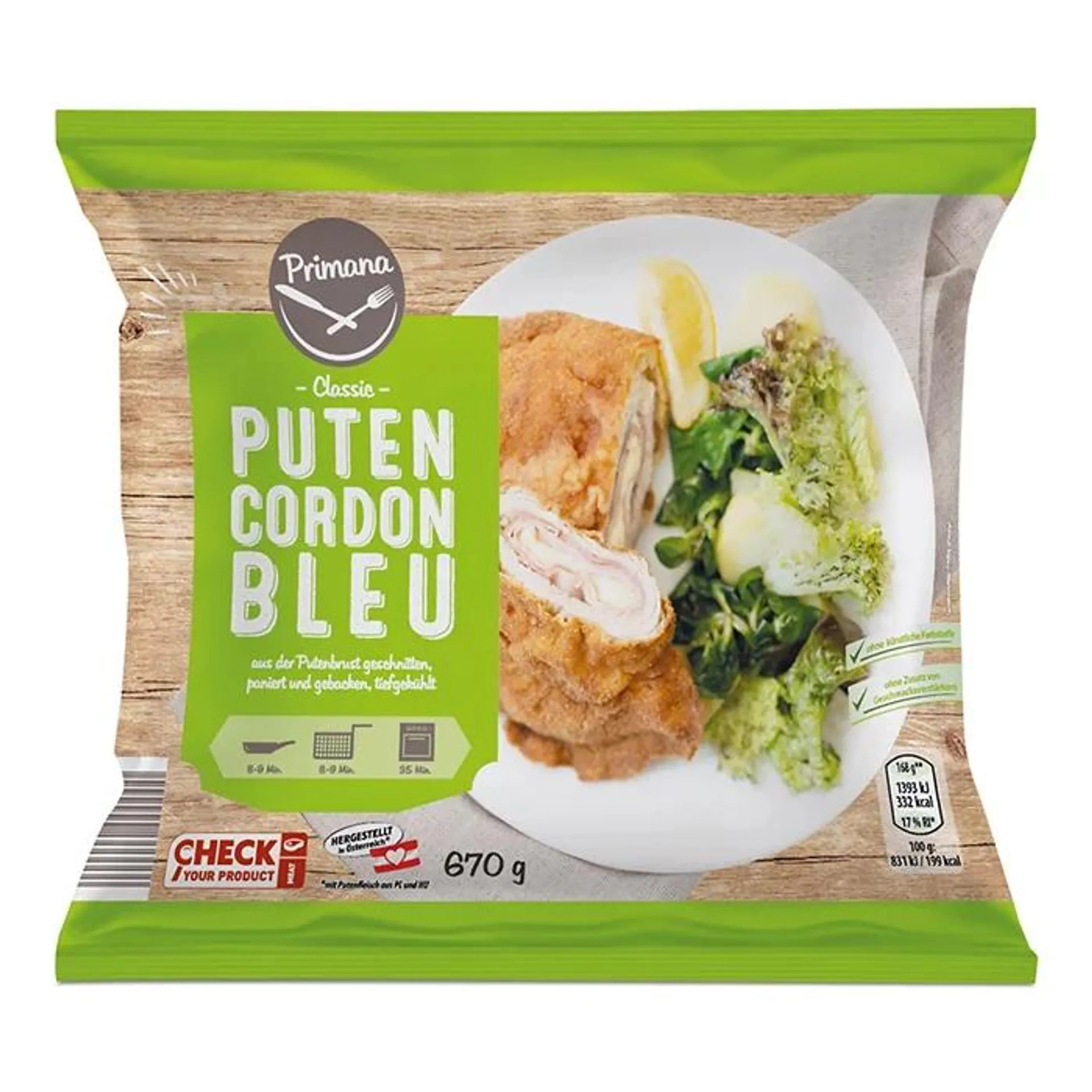 PRIMANA Puten Cordon Bleu