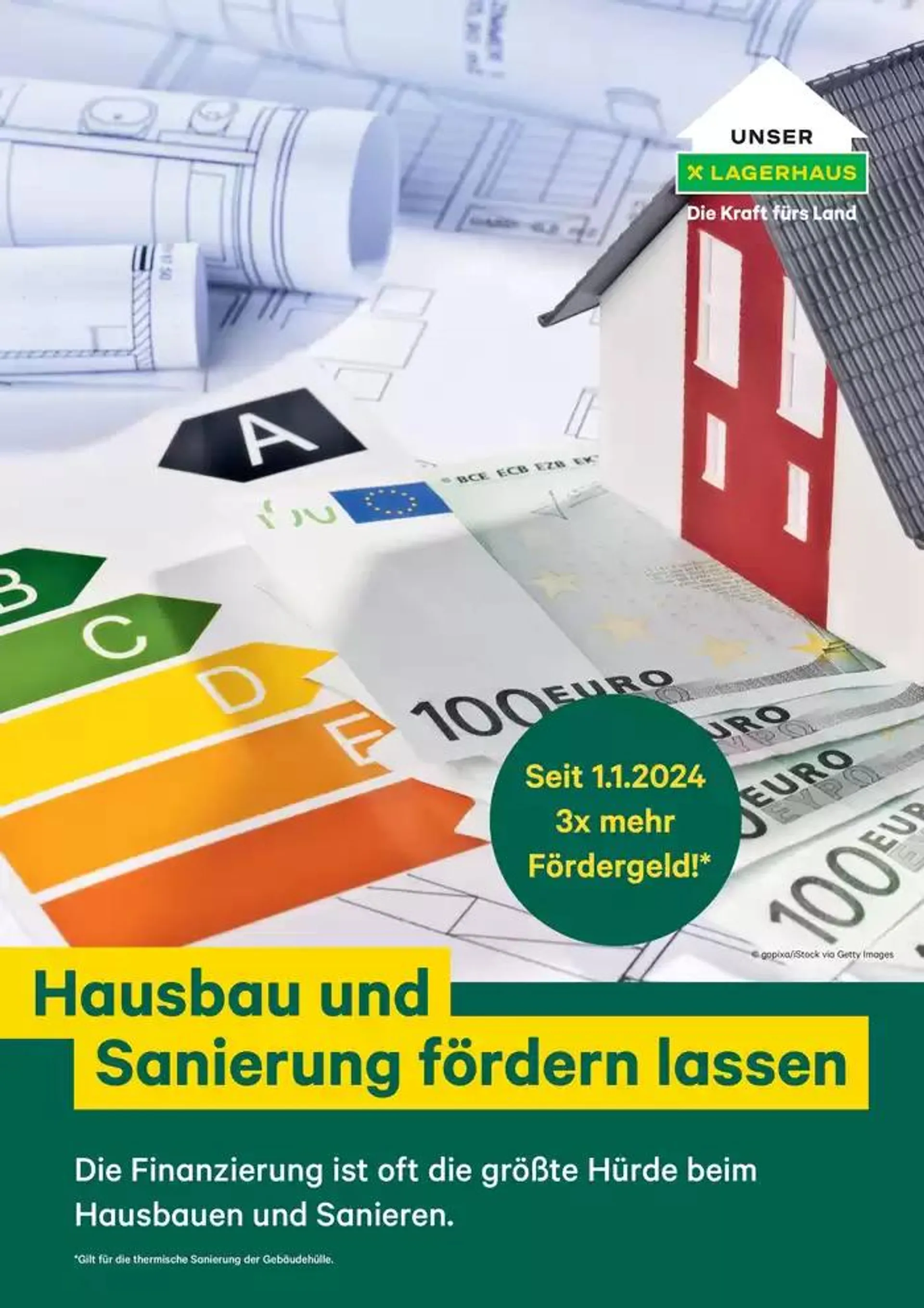 Folder Hausbau und Sanierung fördern lassen - 1