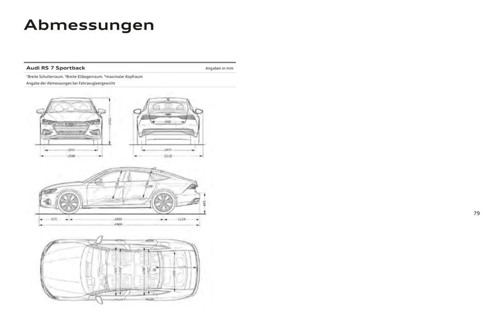 Audi RS 7 Sportback von 2. November bis 2. November 2024 - Flugblätt seite  80