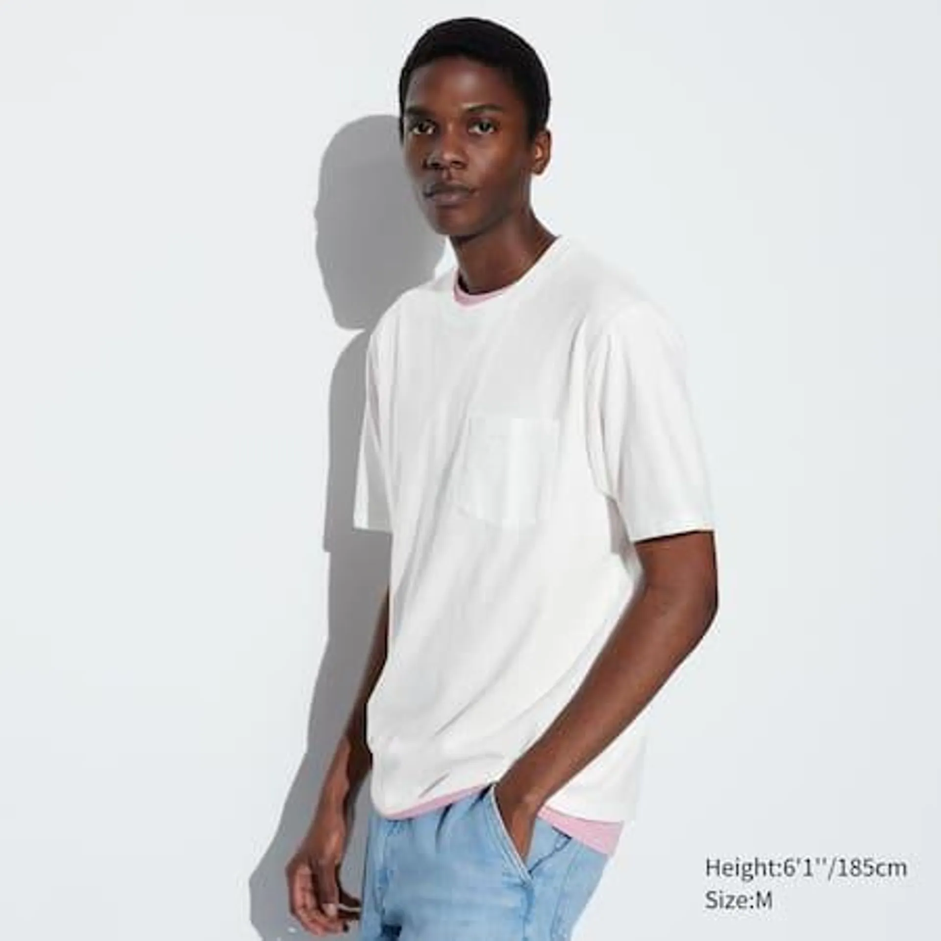 Slub Cotton Crew Neck Short Sleeved T-Shirt