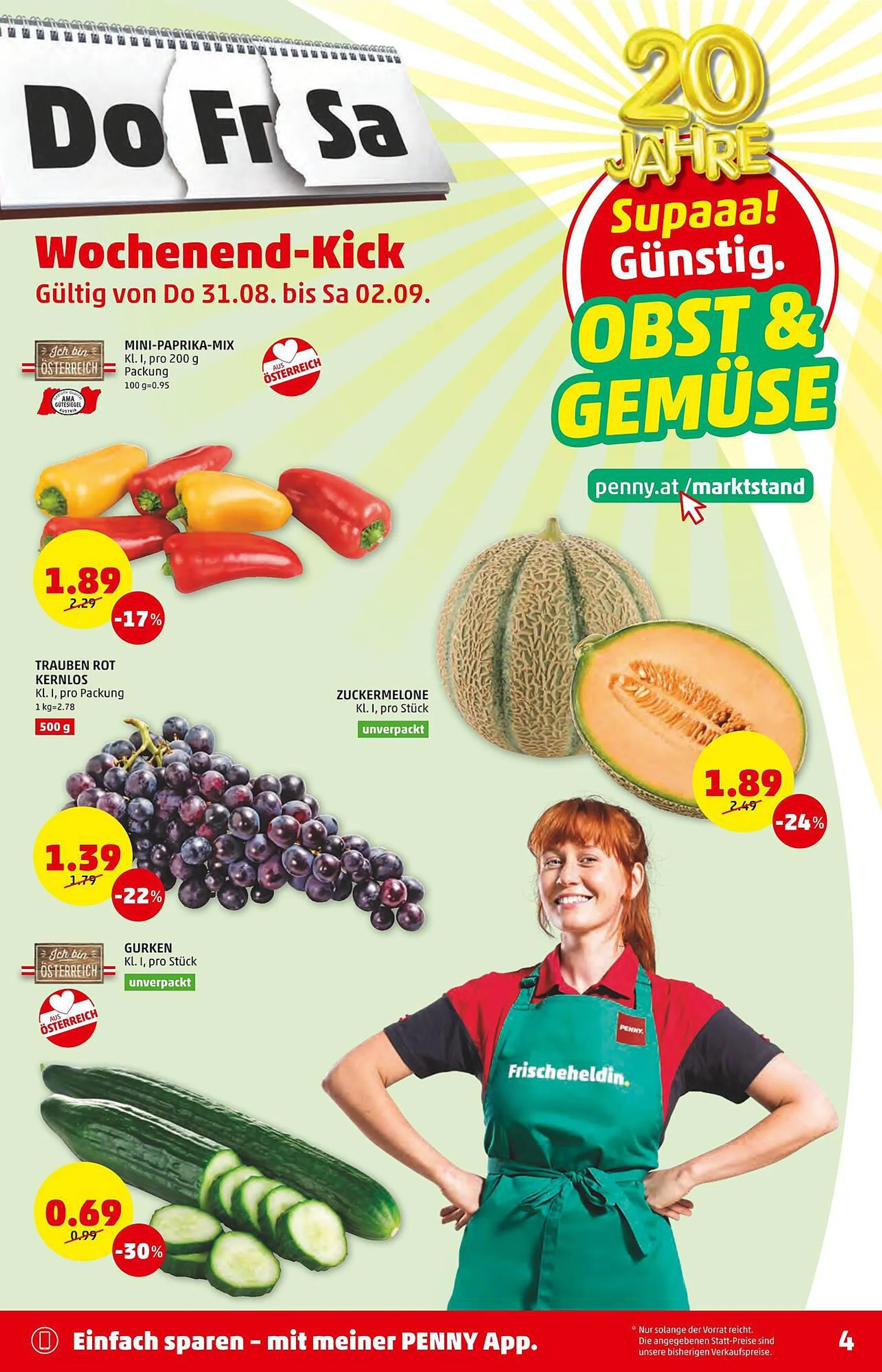 PENNY Flugblatt von 31. August bis 6. September 2023 - Flugblätt seite  4
