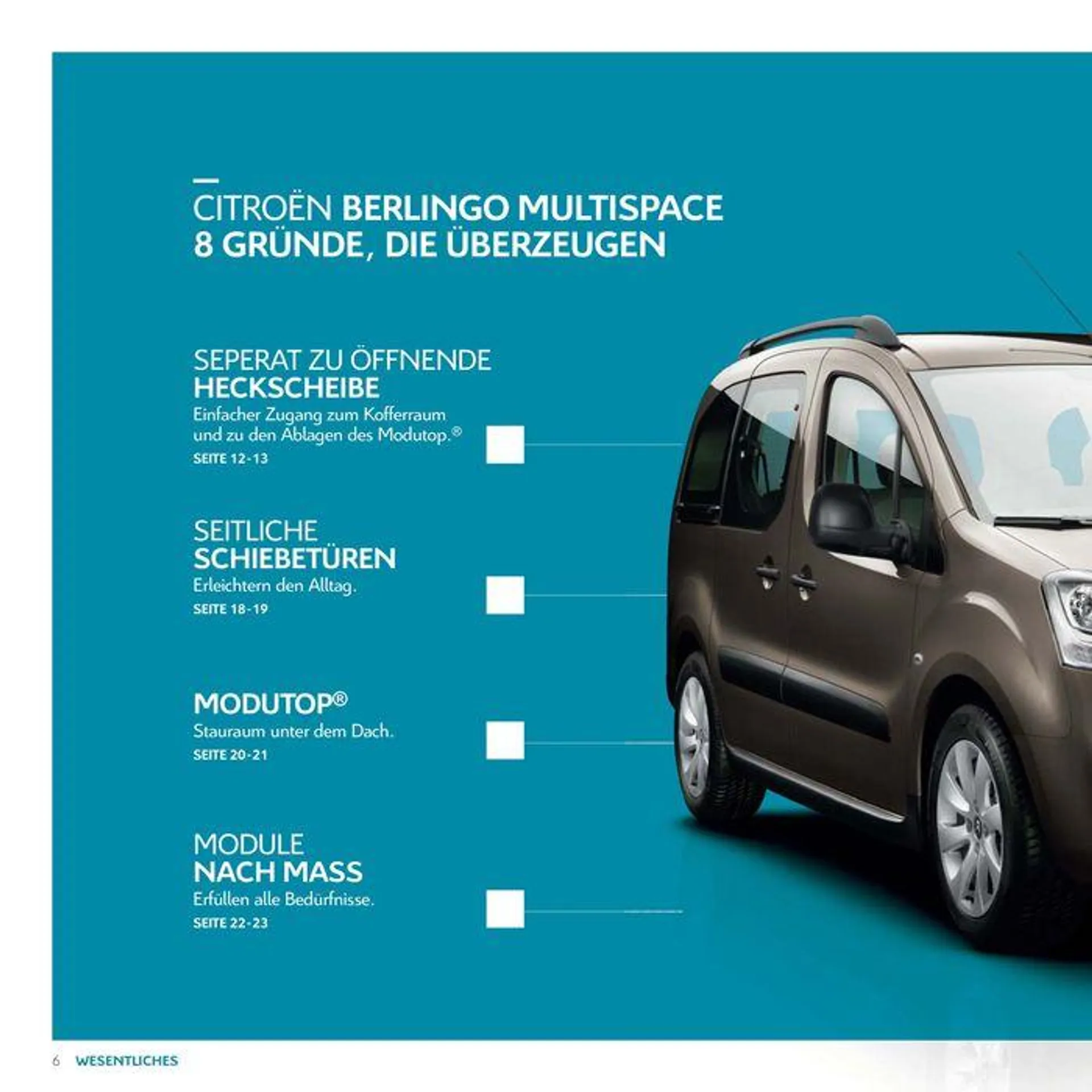 Citroen Berlingo Multispace von 2. November bis 2. November 2024 - Flugblätt seite  6