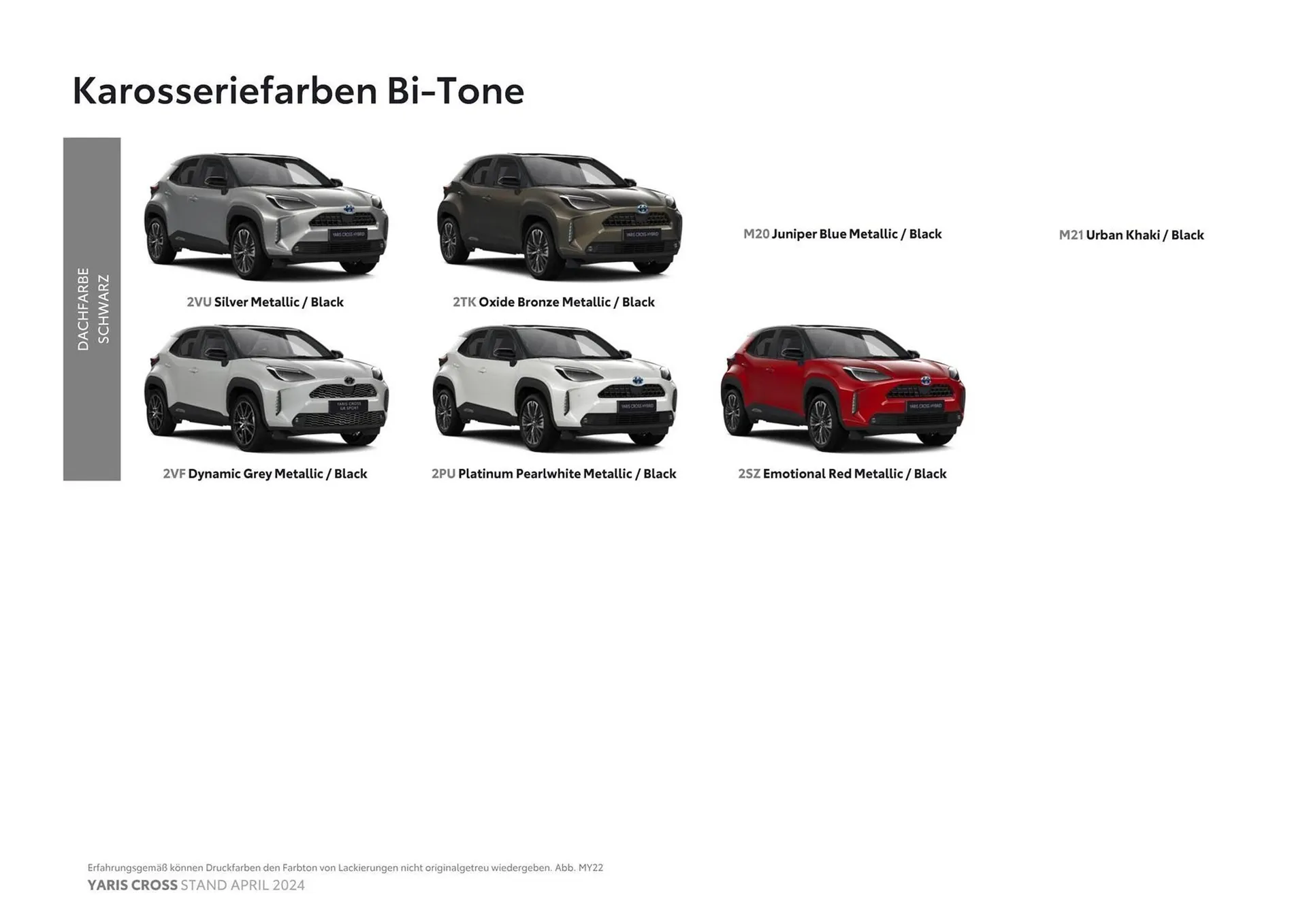 Toyota Yaris Cross Flugblatt von 8. Mai bis 8. Mai 2025 - Flugblätt seite  14