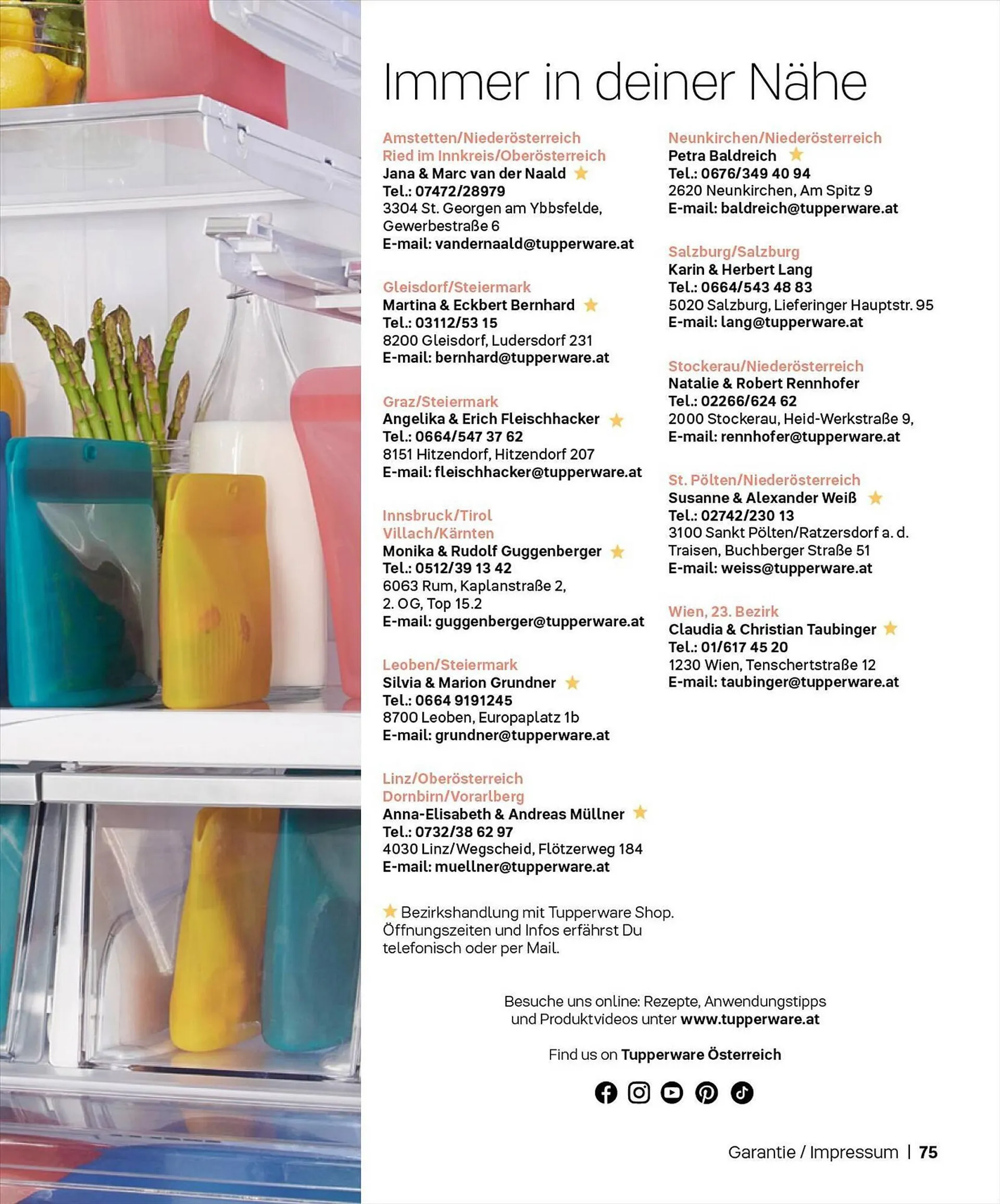 Tupperware Flugblatt von 1. September bis 29. Februar 2024 - Flugblätt seite  75