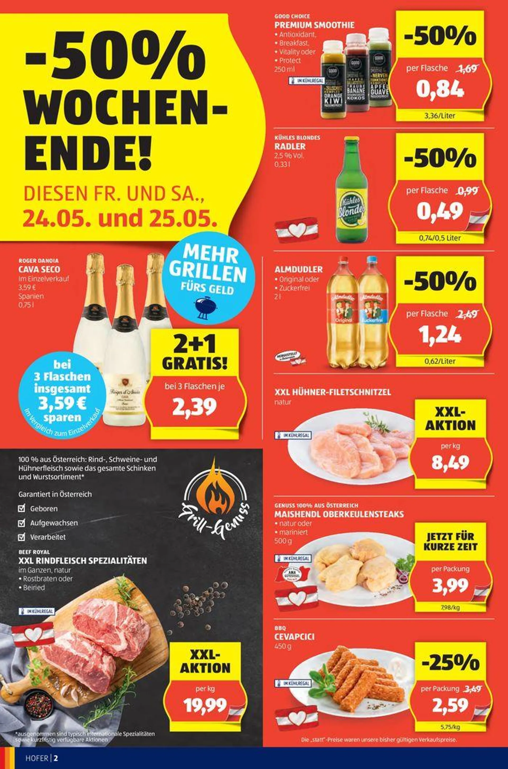 Blättern Sie online im HOFER Flugblatt von 22. Mai bis 5. Juni 2024 - Flugblätt seite  4