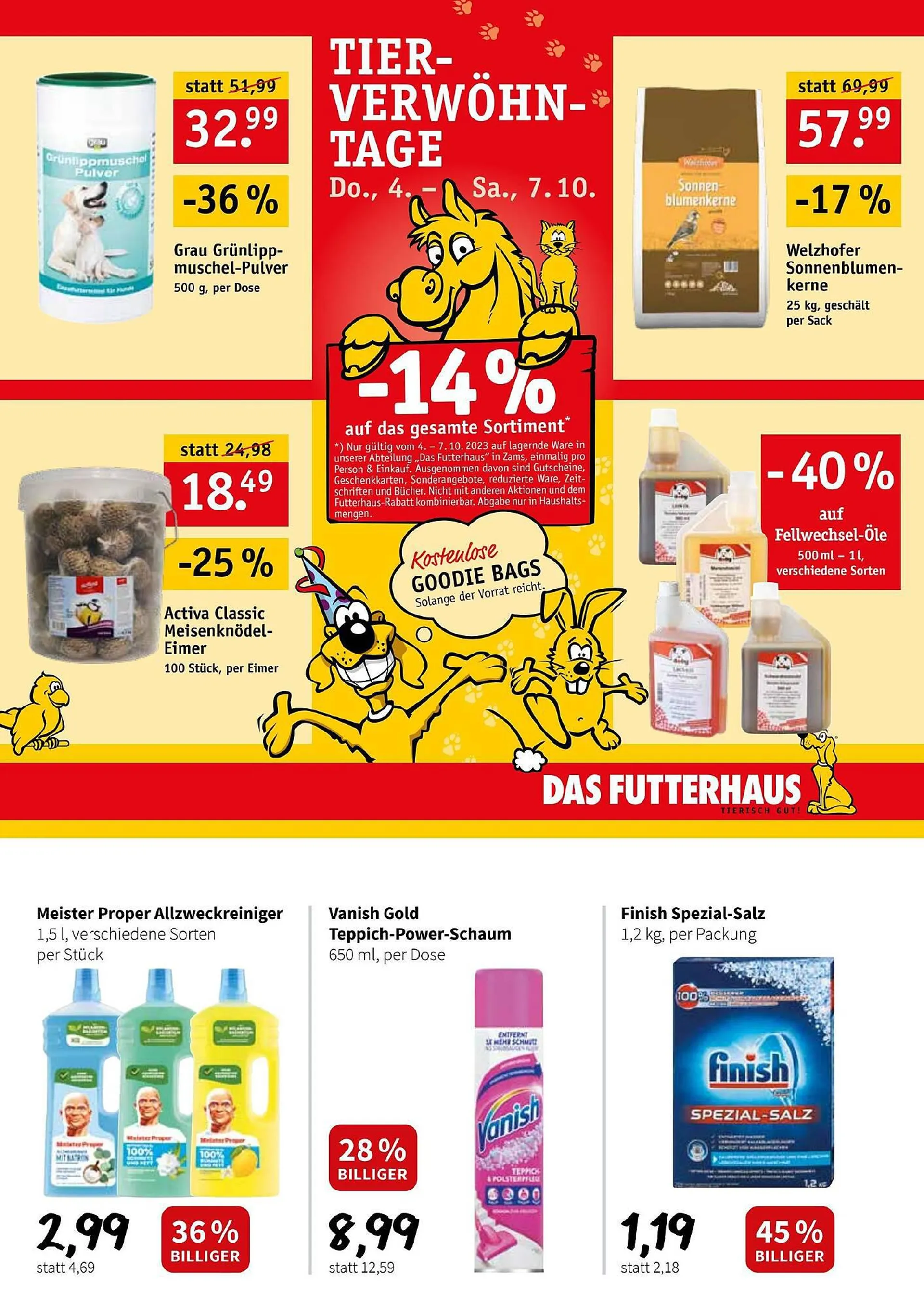 Der Grissemann Flugblatt von 28. September bis 5. Oktober 2023 - Flugblätt seite  6