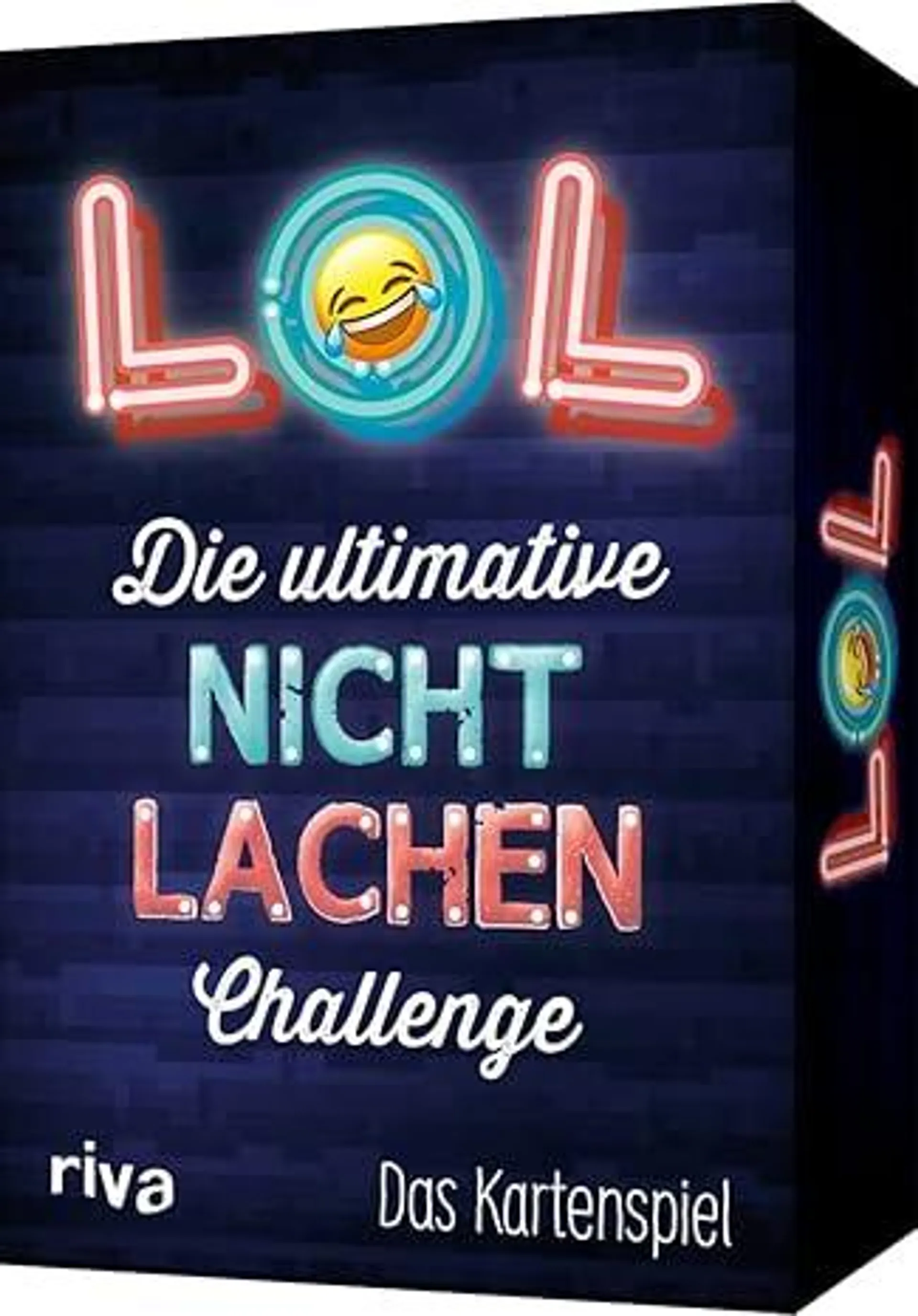 LOL – Die ultimative Nicht-lachen-Challenge: Das Kartenspiel. Mit den besten Witzen, Flachwitzen, Scherzfragen. Partyspiel für Kinder und Erwachsene. Ab 8 Jahren. Der Bestseller