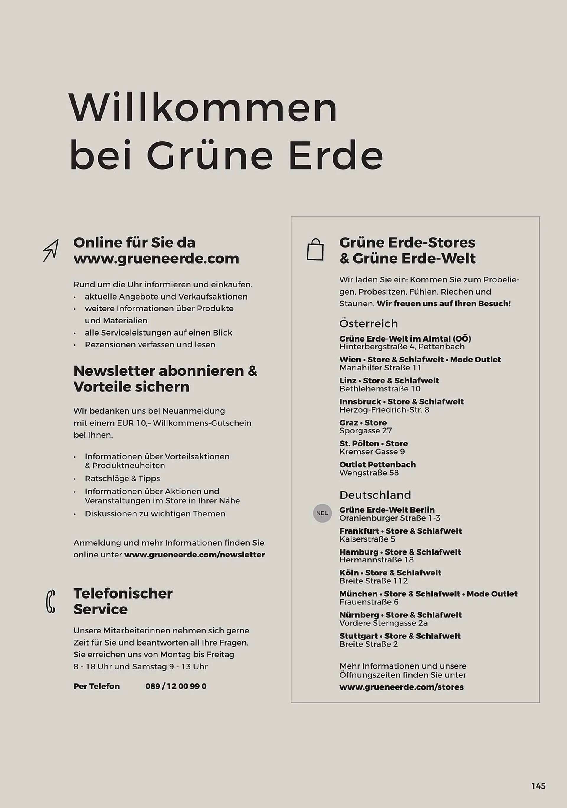 Grüne Erde Flugblatt von 27. September bis 28. Dezember 2024 - Flugblätt seite  143