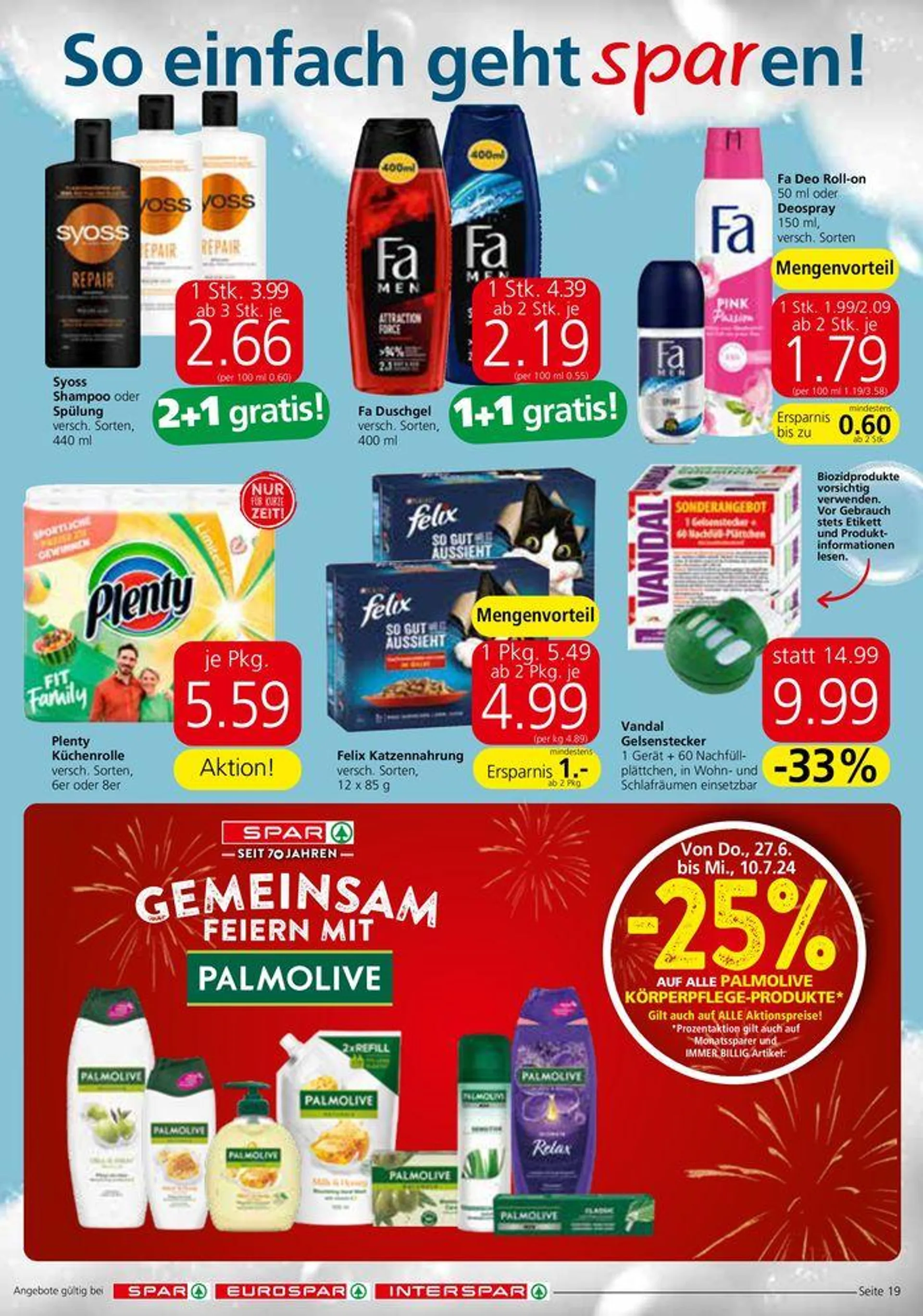 Tolles Angebot für alle Kunden von 26. Juni bis 10. Juli 2024 - Flugblätt seite  19