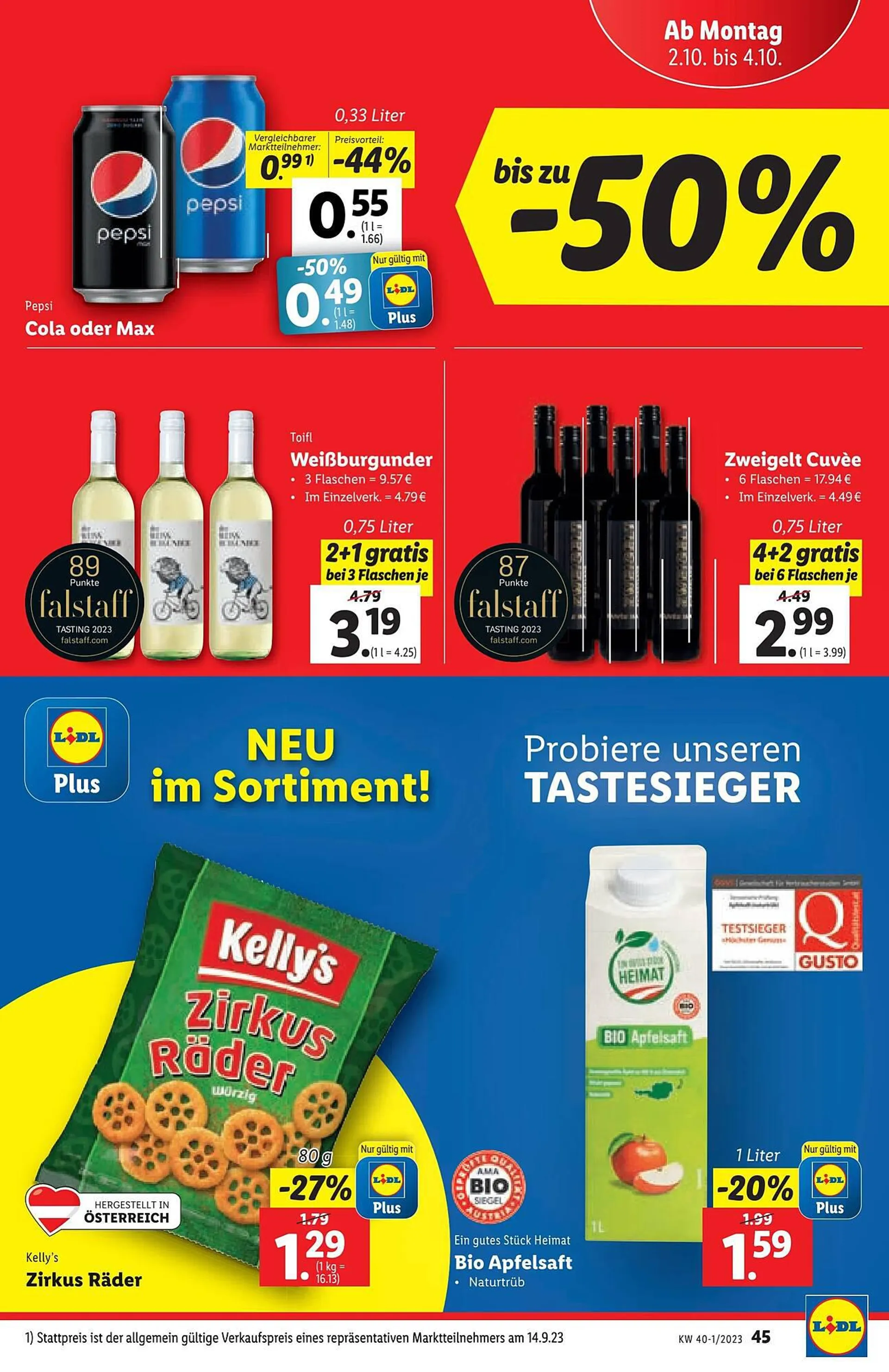 Lidl Flugblatt von 27. September bis 4. Oktober 2023 - Flugblätt seite  47