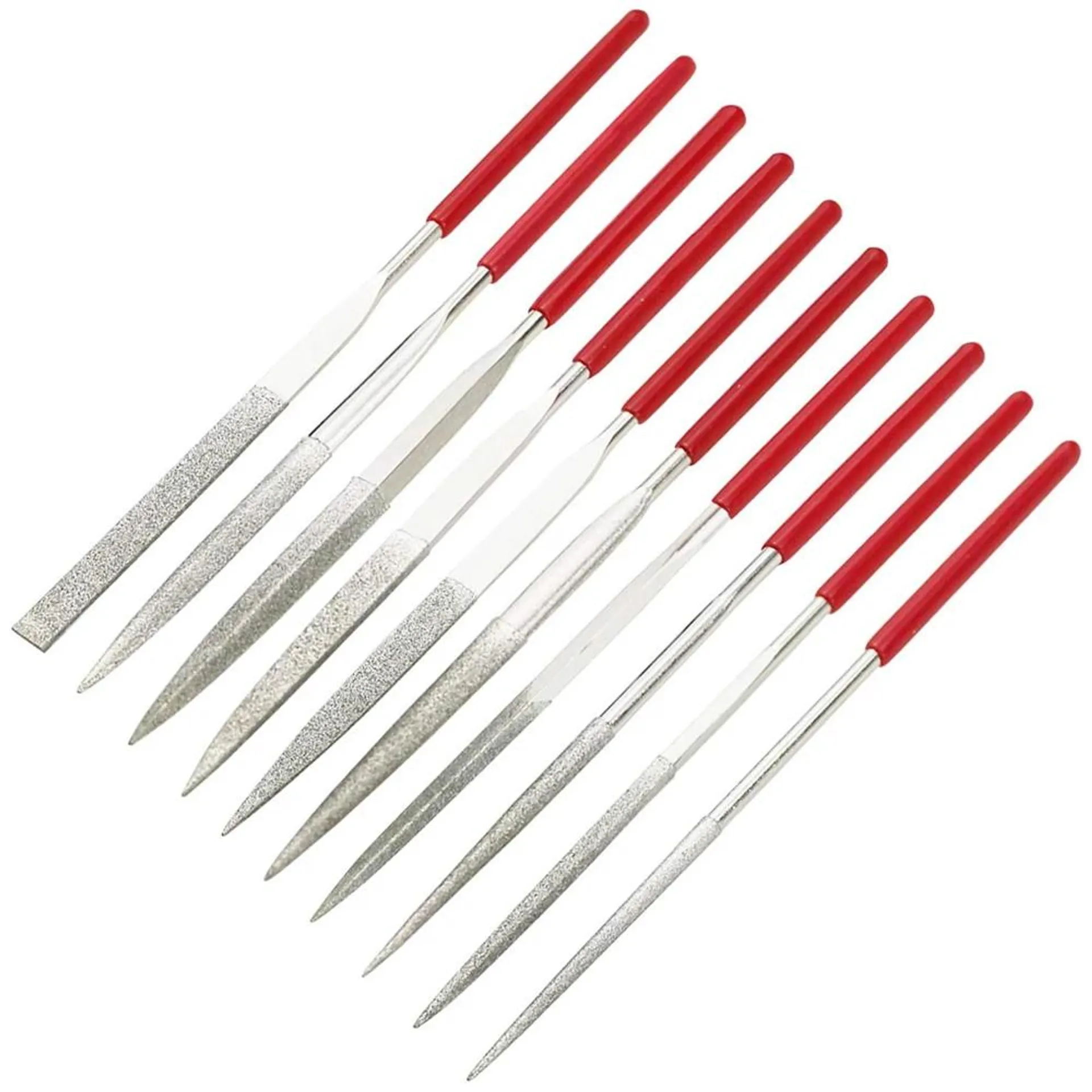 New 10Pcs Diamond Needle File Set For Jewelry Metal Wood Ceramic Glass Stone Craft Sharping Working Hand Carving Tool