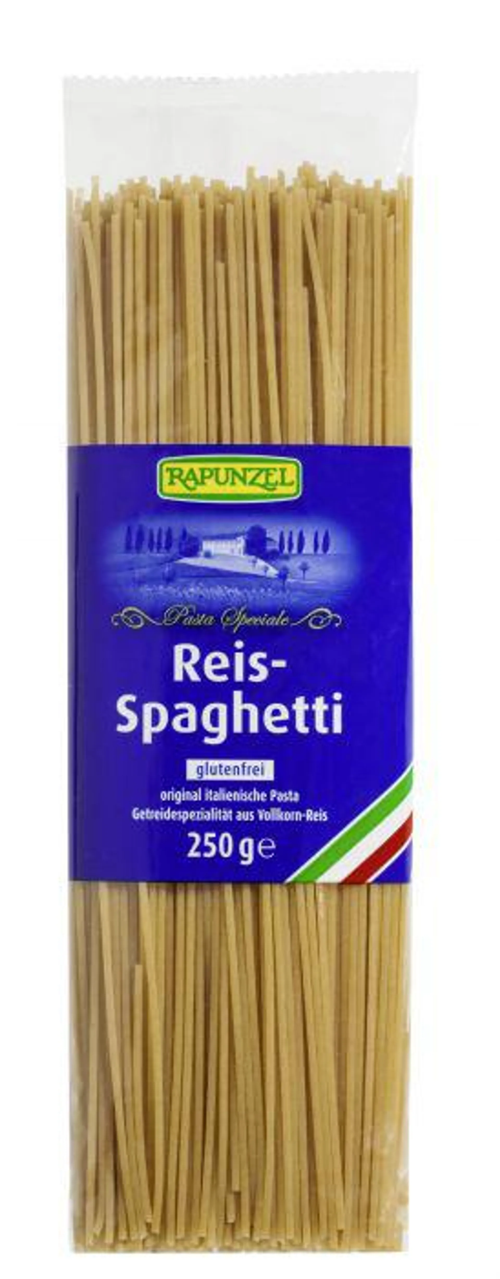Rapunzel Reis-Spaghetti Getreidespezialität aus Vollkorn-Reis 250g