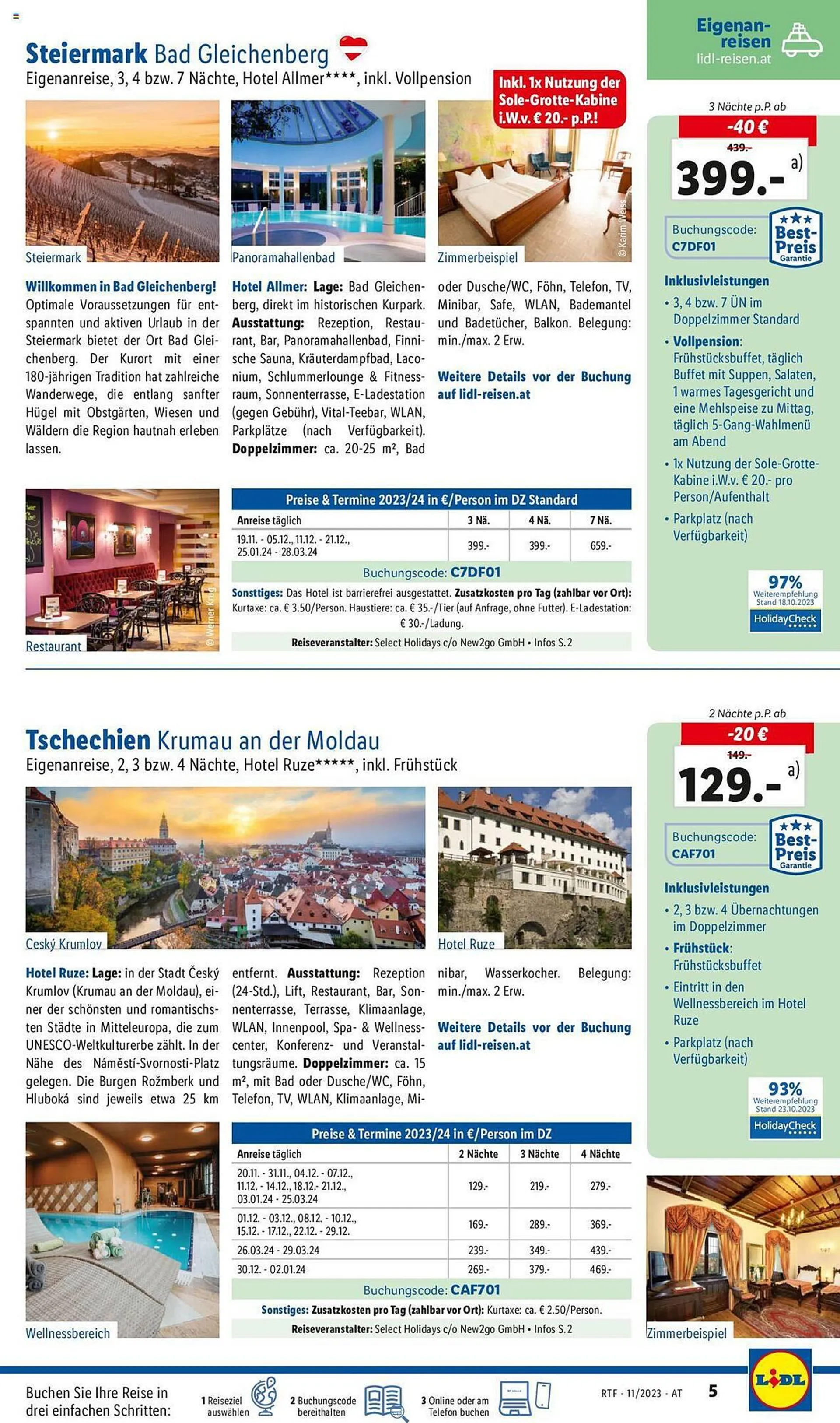 Lidl Flugblatt von 15. November bis 15. Dezember 2023 - Flugblätt seite  5