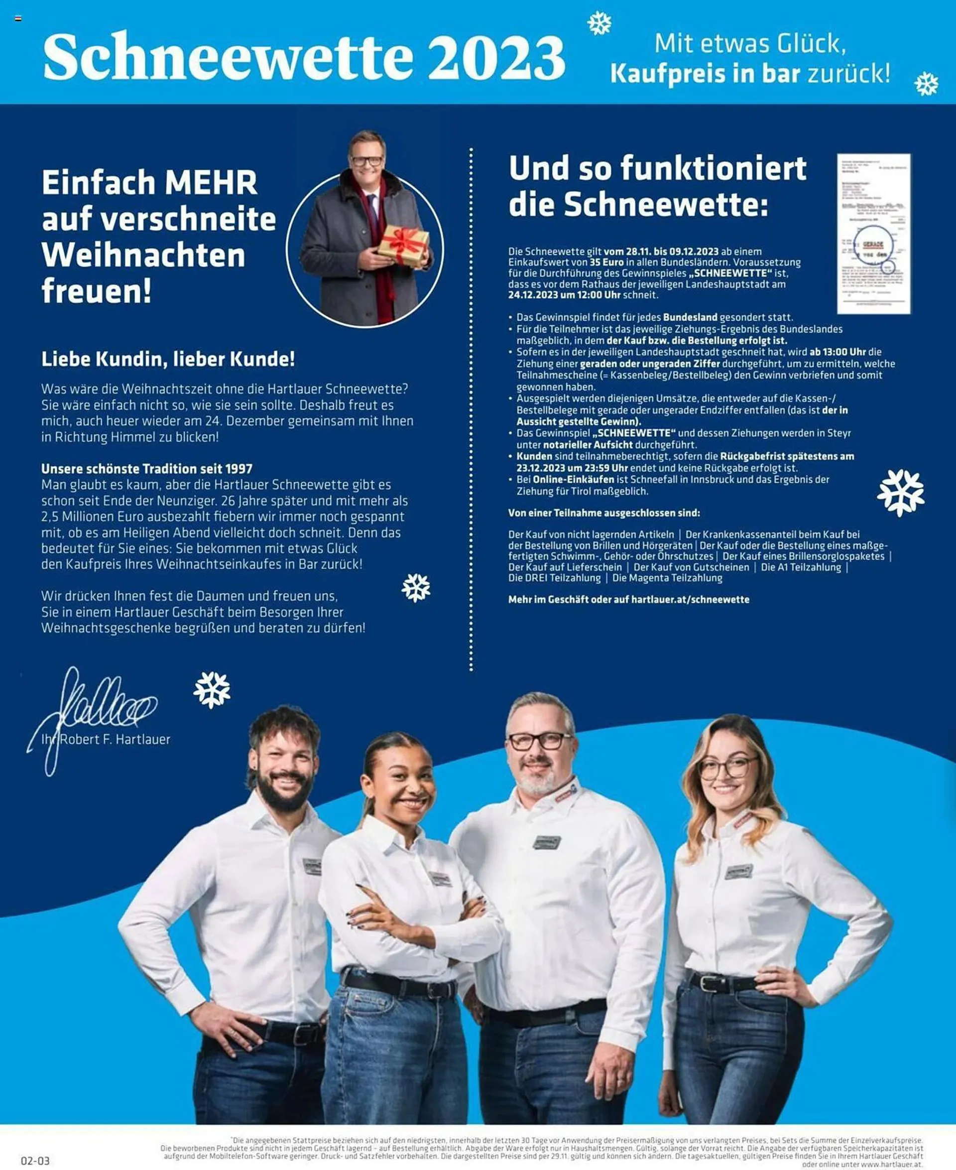 Hartlauer Flugblatt von 1. Dezember bis 31. Dezember 2023 - Flugblätt seite  2