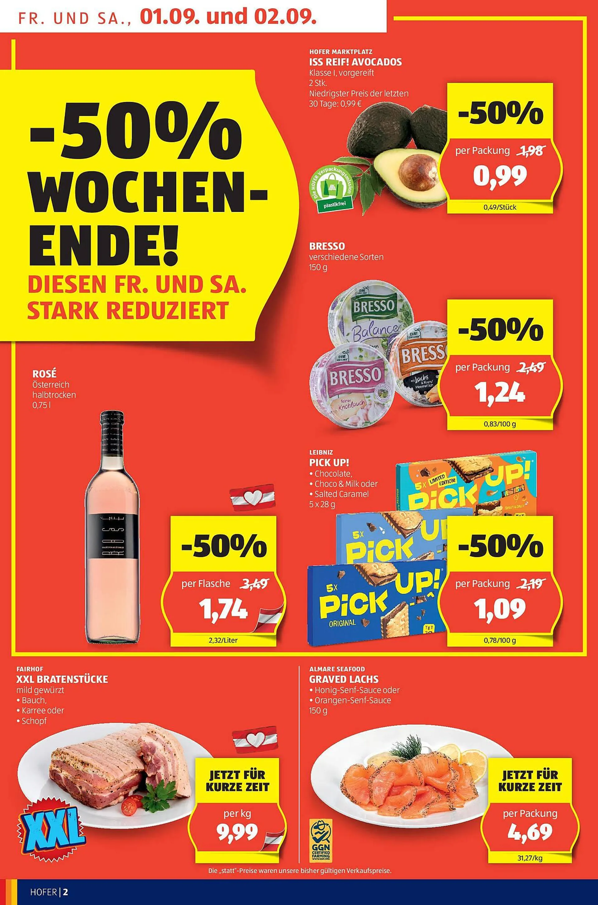 Hofer Flugblatt von 1. September bis 7. September 2023 - Flugblätt seite  2
