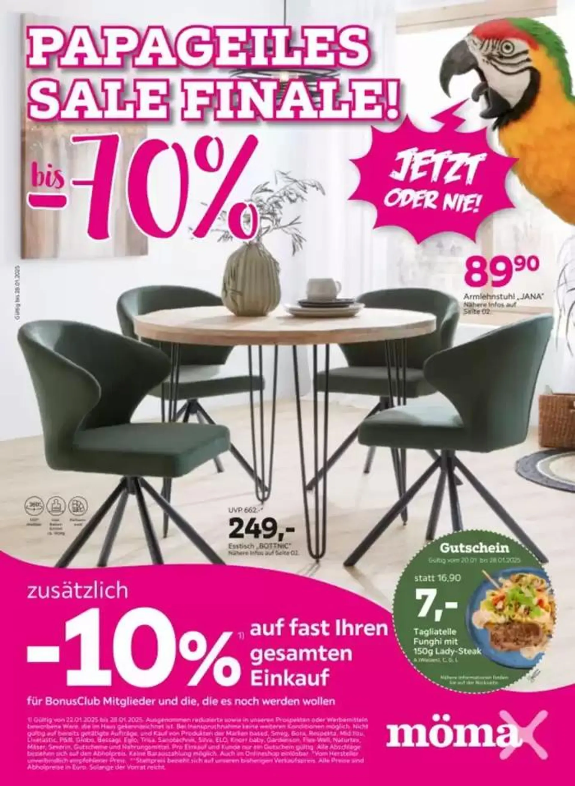 PAPAGEILES SALE FINALE bis -70% - 1