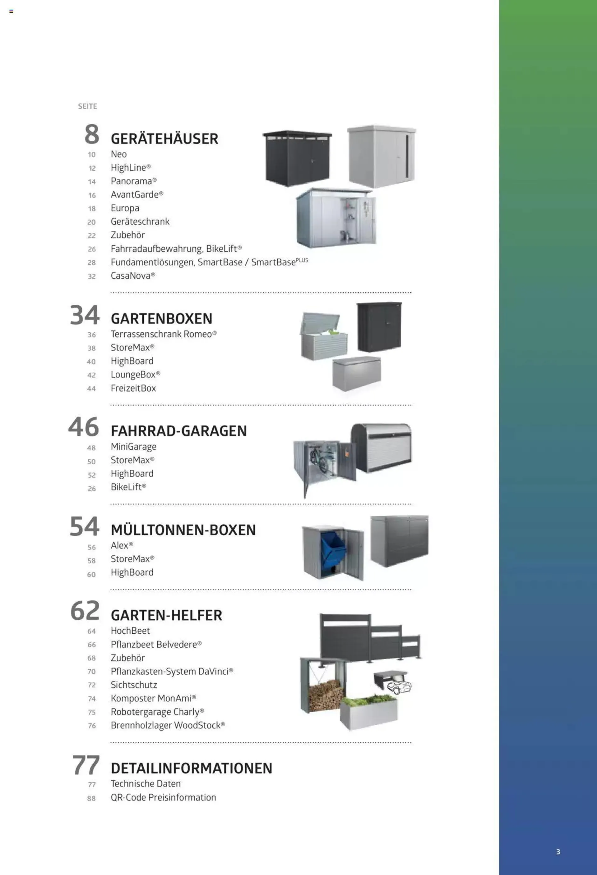 Dehner - Biohort Katalog Metall für Garten & Terrasse von 12. Jänner bis 31. Dezember 2023 - Flugblätt seite  3