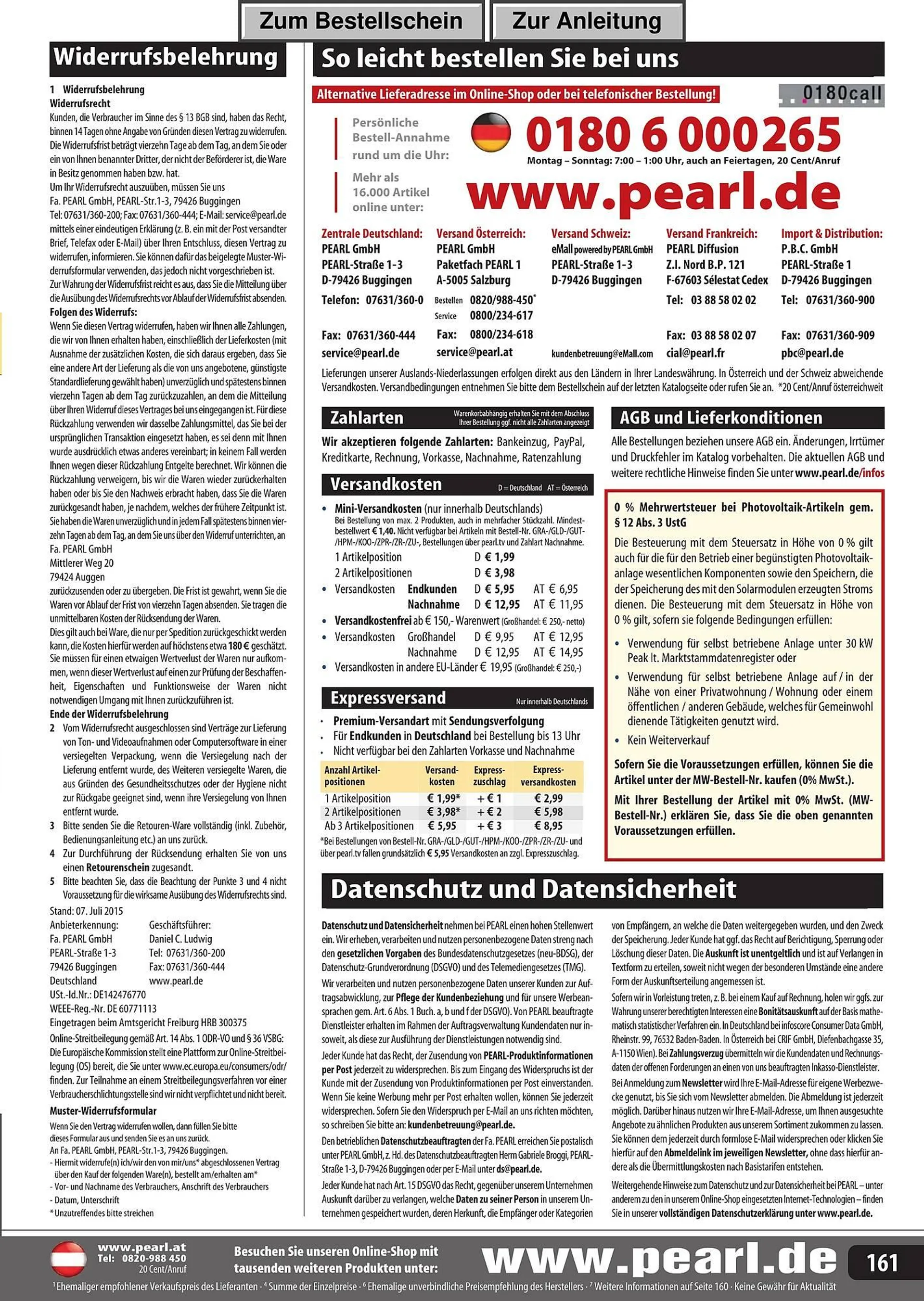 Pearl Flugblatt von 28. Juni bis 31. August 2024 - Flugblätt seite  161