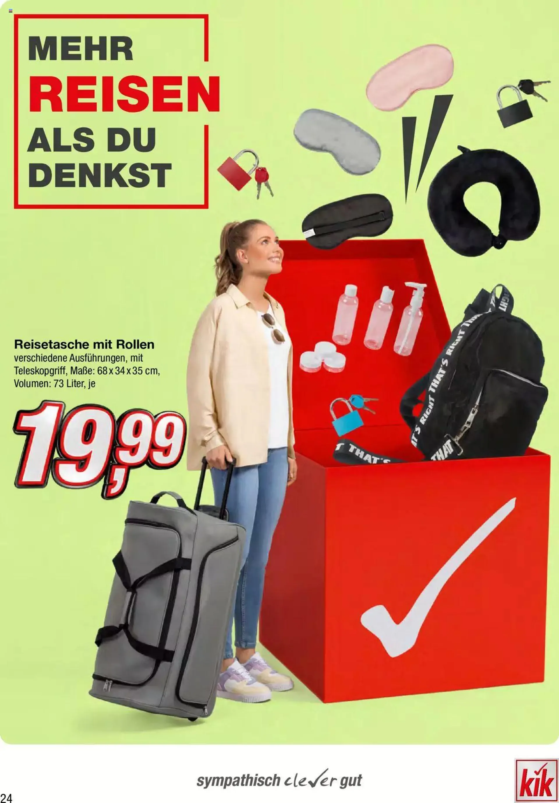 Kik Prospekt aktuell von 8. Mai bis 31. Dezember 2023 - Flugblätt seite  24