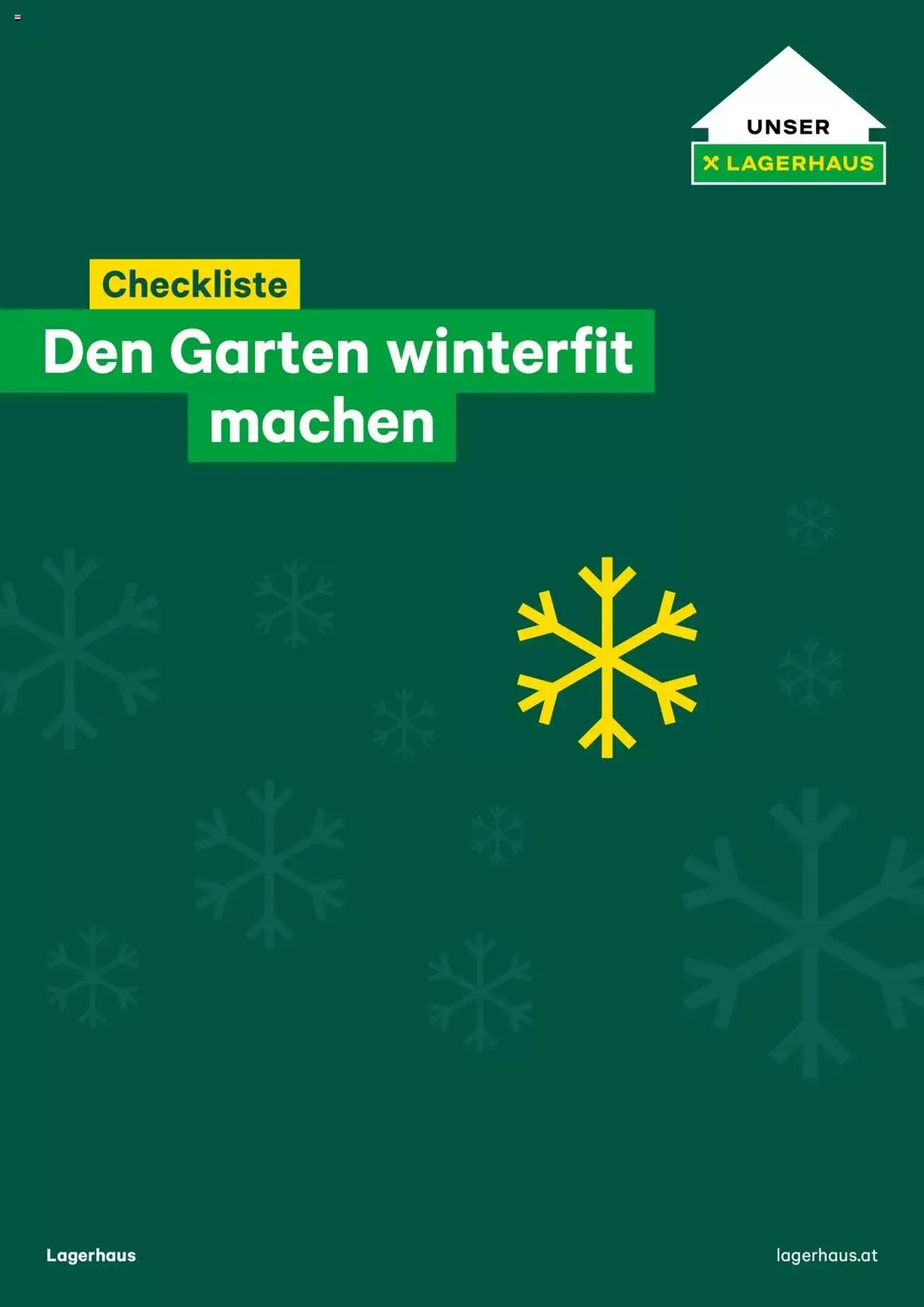 Lagerhaus - Checkliste: Den Garten winterfit machen - 0