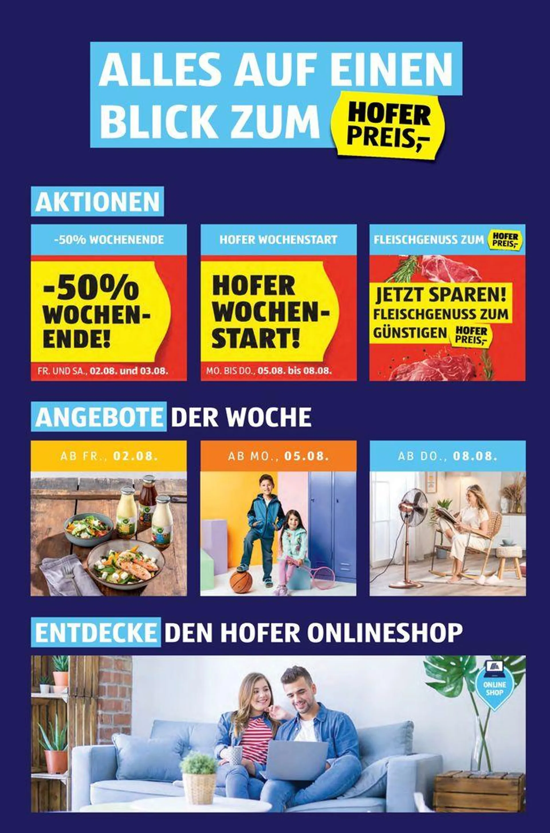 Blättern Sie online im HOFER Flugblatt von 31. Juli bis 14. August 2024 - Flugblätt seite  2