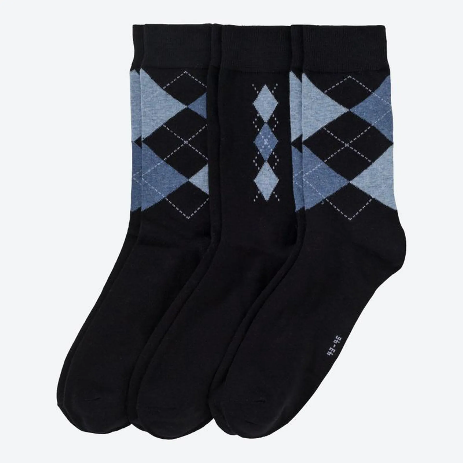 Herren-Socken, 3er-Pack