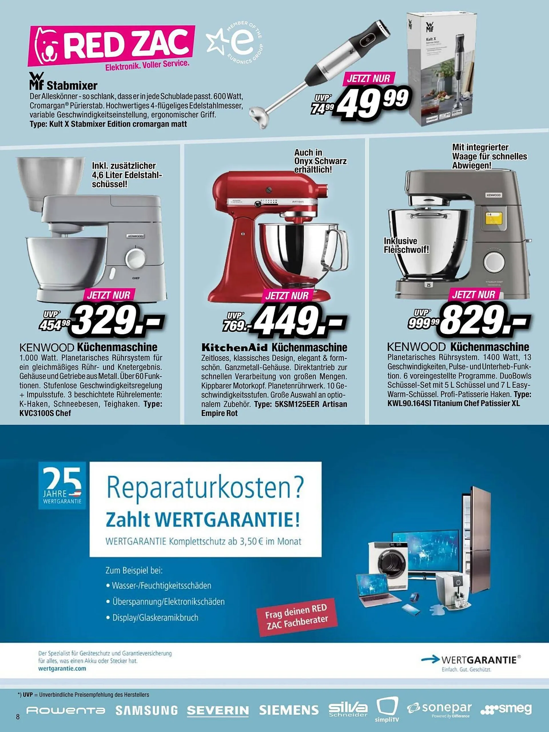 Red Zac Flugblatt von 29. Dezember bis 16. Jänner 2025 - Flugblätt seite  8