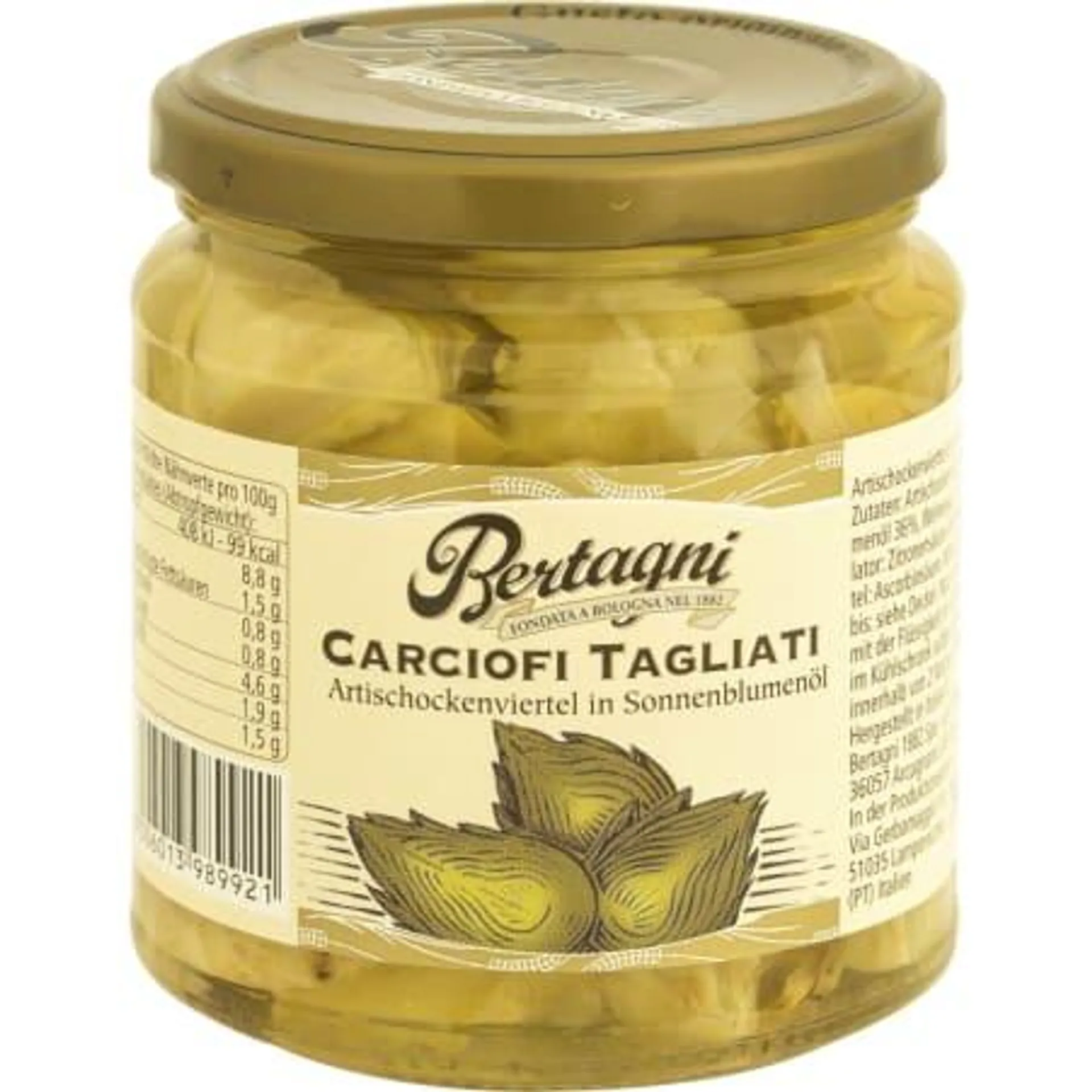 Carciofi Tagliati Artischocken