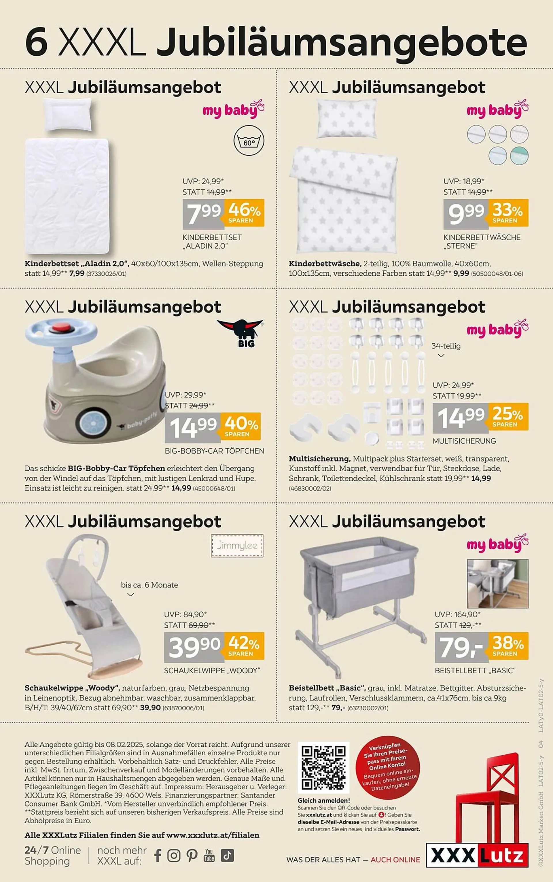 XXXLutz Flugblatt von 27. Jänner bis 9. Februar 2025 - Flugblätt seite  4