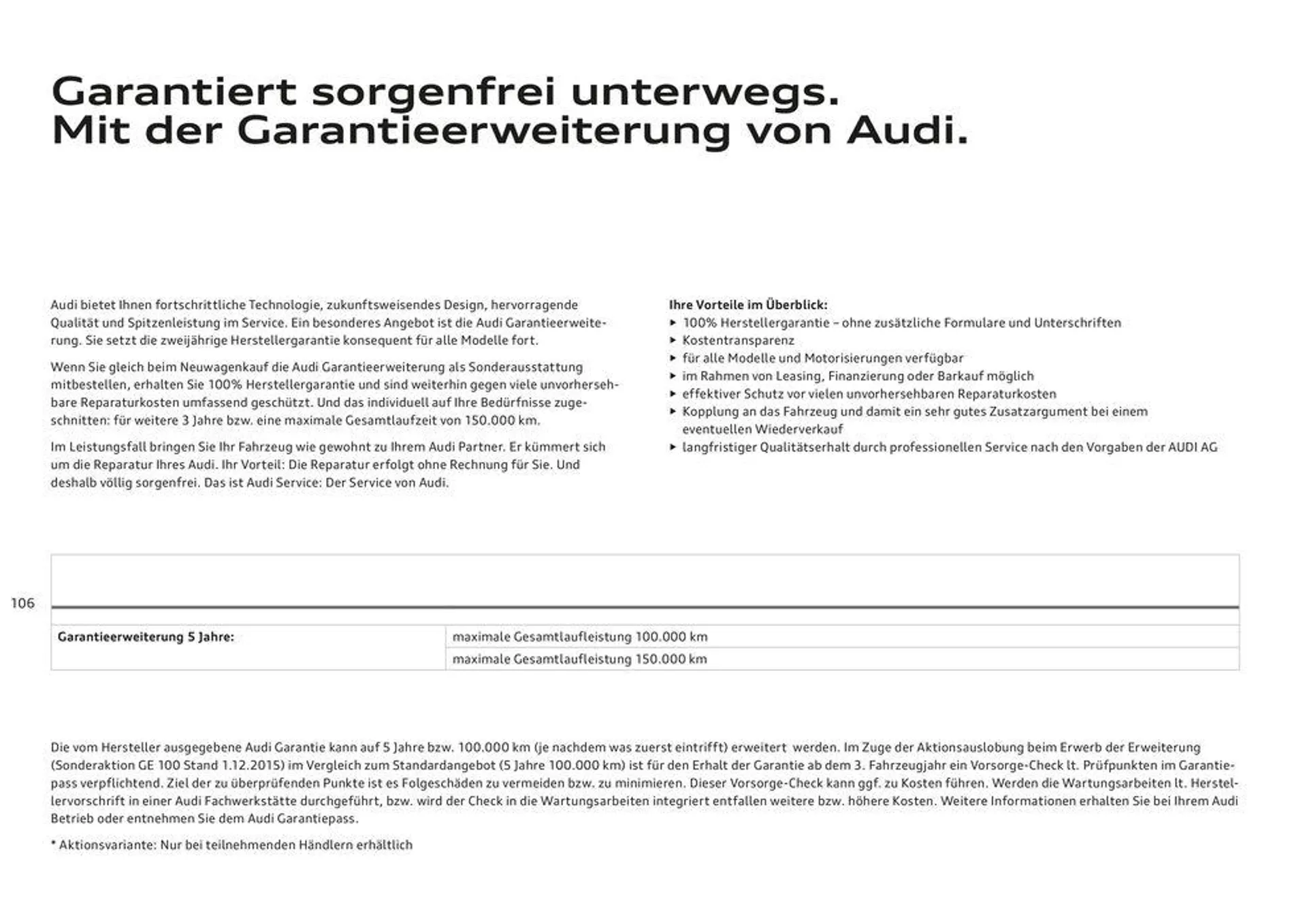 Audi Q7 von 4. März bis 4. März 2025 - Flugblätt seite  108