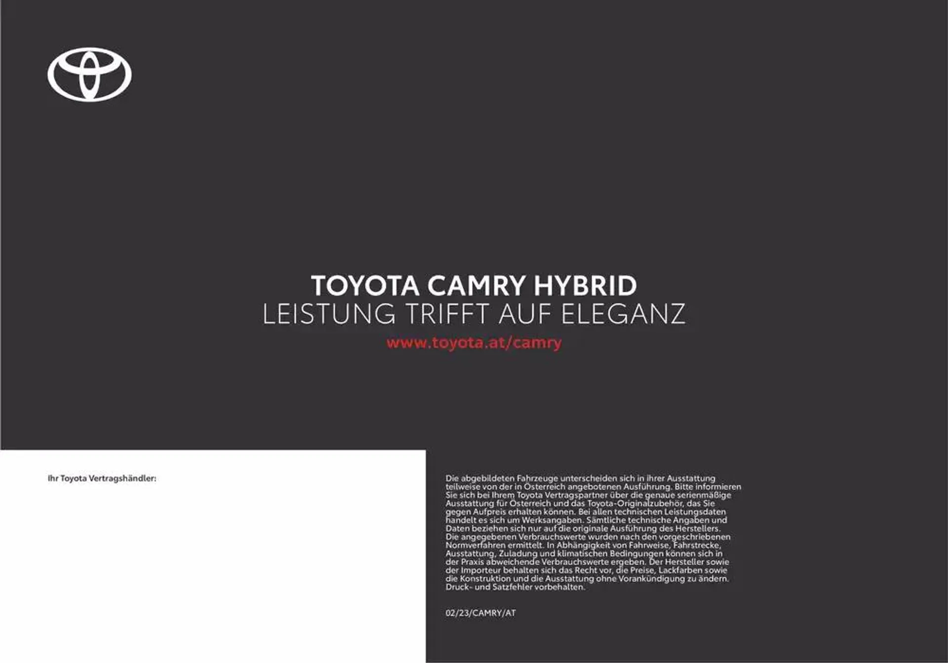Toyota Camry von 7. Dezember bis 7. Dezember 2025 - Flugblätt seite  36