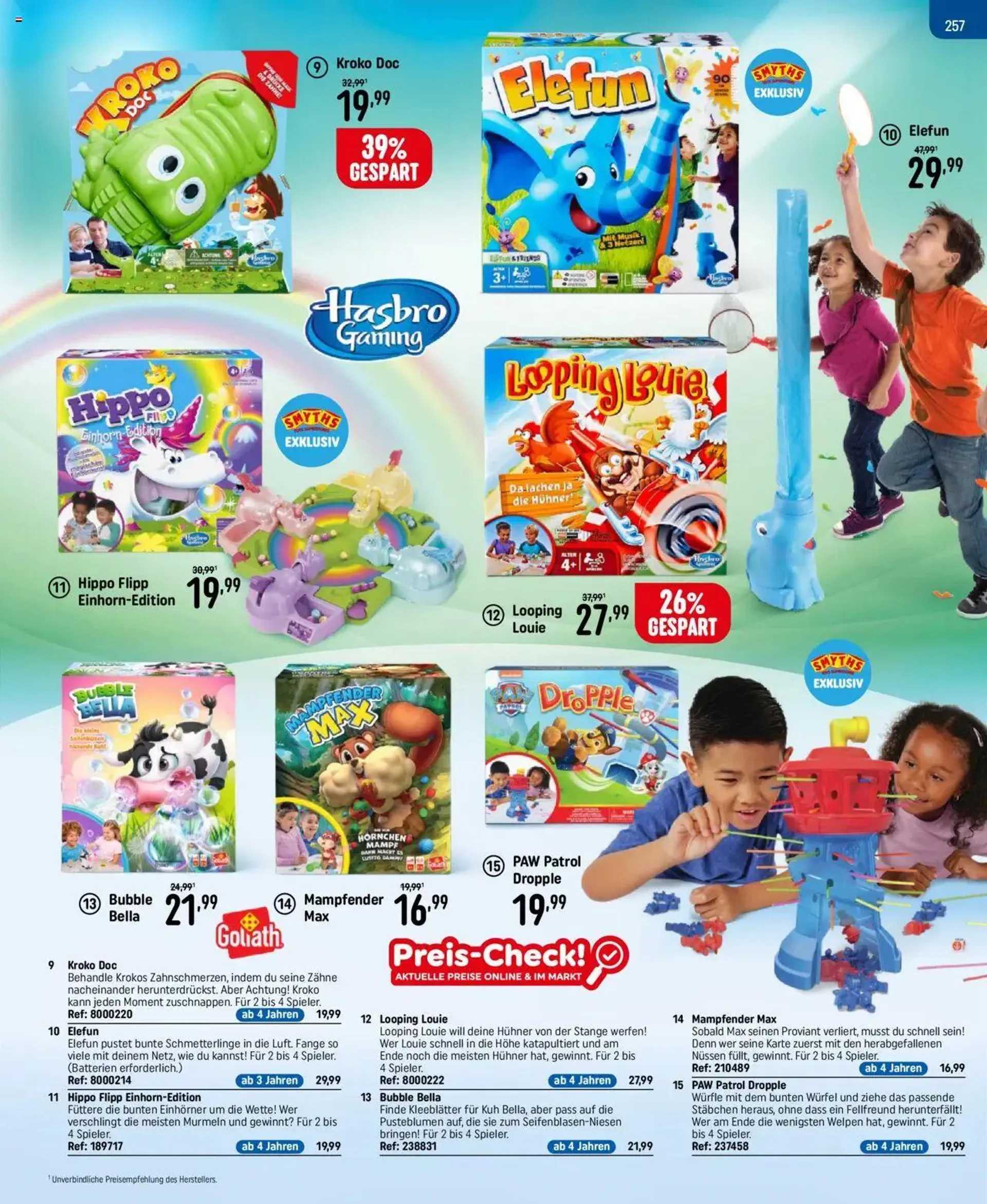 Smyths Toys Angebote von 25. September bis 13. Dezember 2024 - Flugblätt seite  257