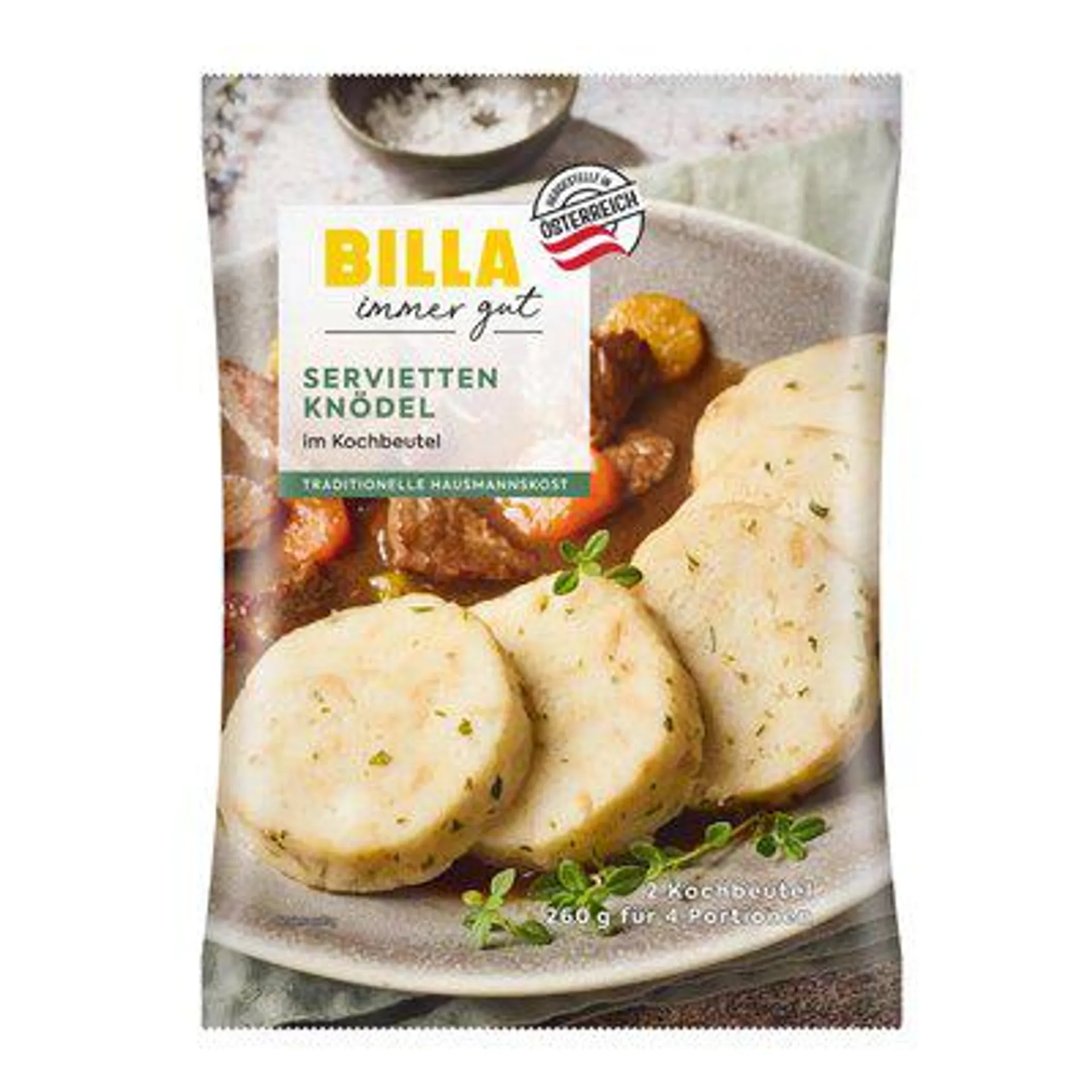 BILLA Serviettenknödel