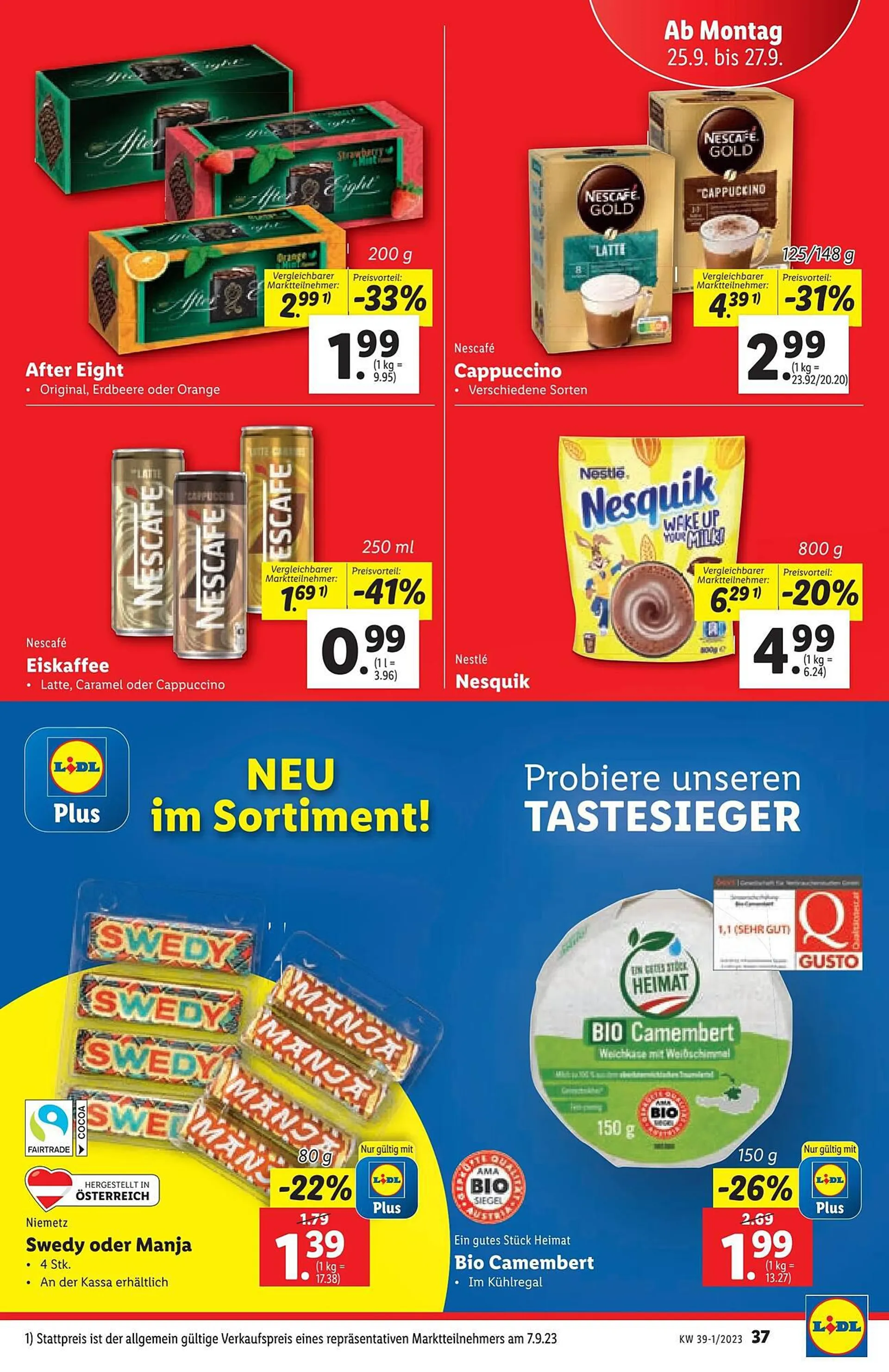 Lidl Flugblatt von 21. September bis 27. September 2023 - Flugblätt seite  39