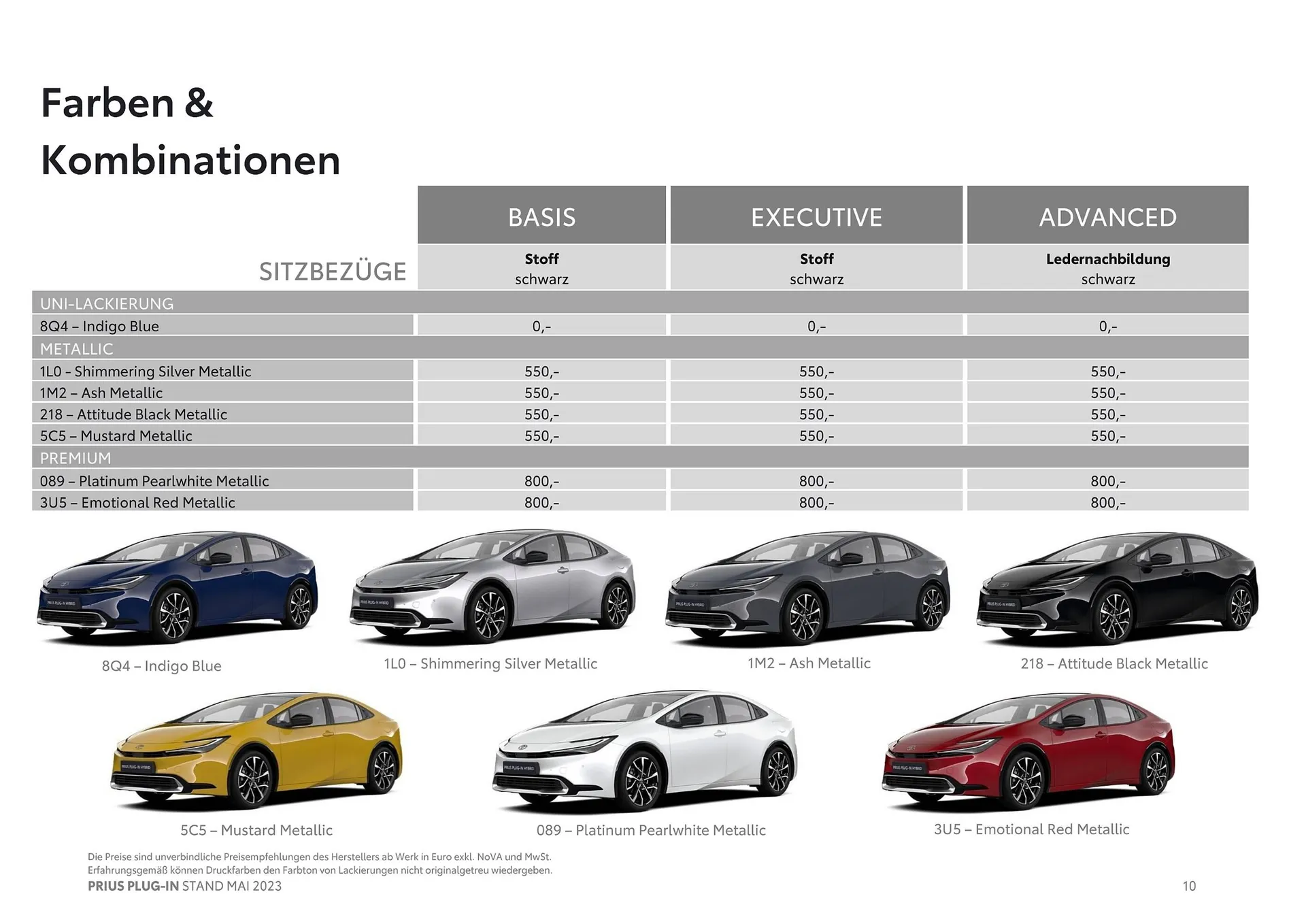 Toyota Prius Plug-In Flugblatt von 11. Juli bis 9. Jänner 2025 - Flugblätt seite  10