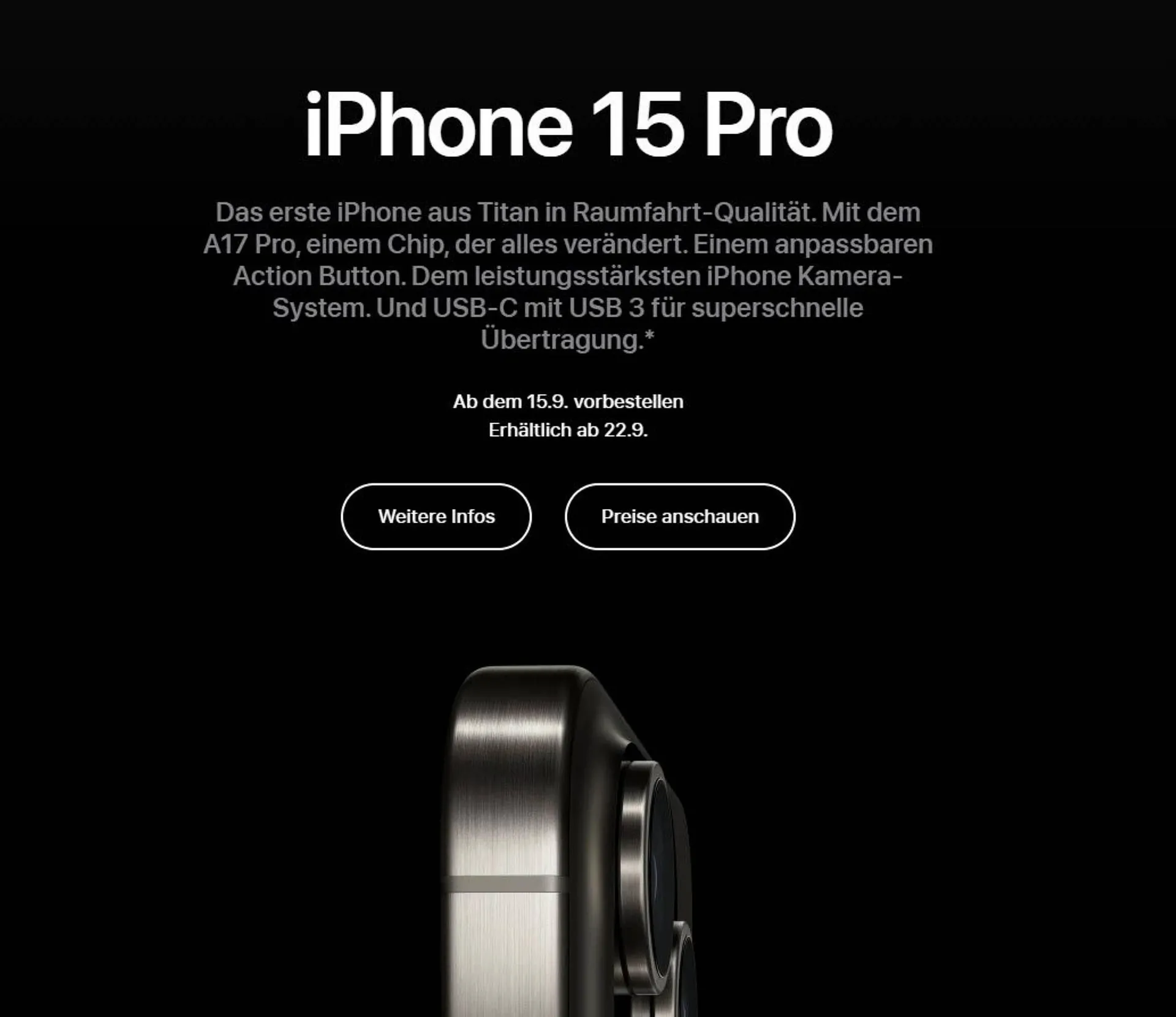Apple Flugblatt von 13. September bis 8. Oktober 2023 - Flugblätt seite  2